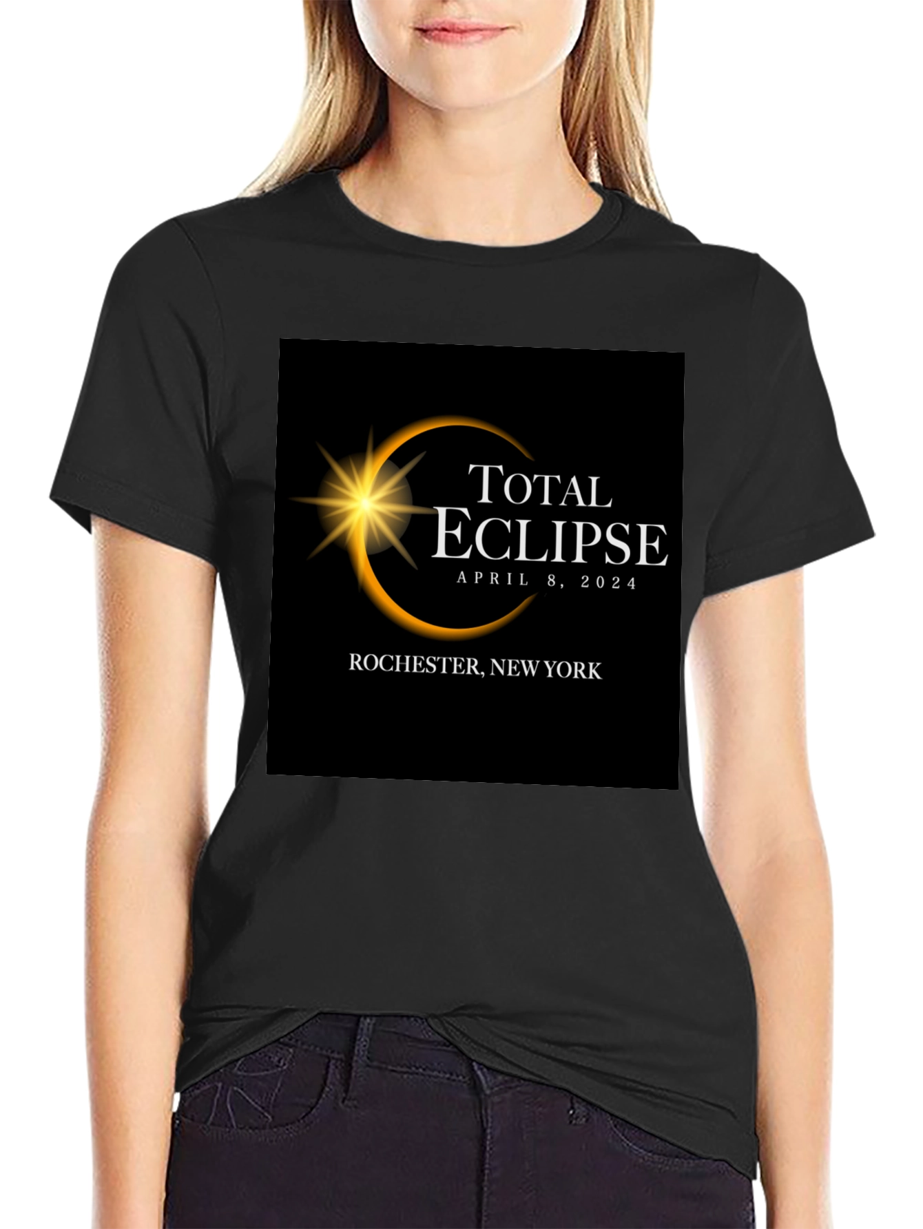 Total Eclipse April 8 2024 Rochester NY T-Shirt