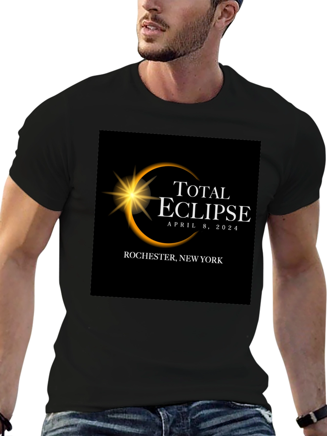 Total Eclipse April 8 2024 Rochester NY T-Shirt