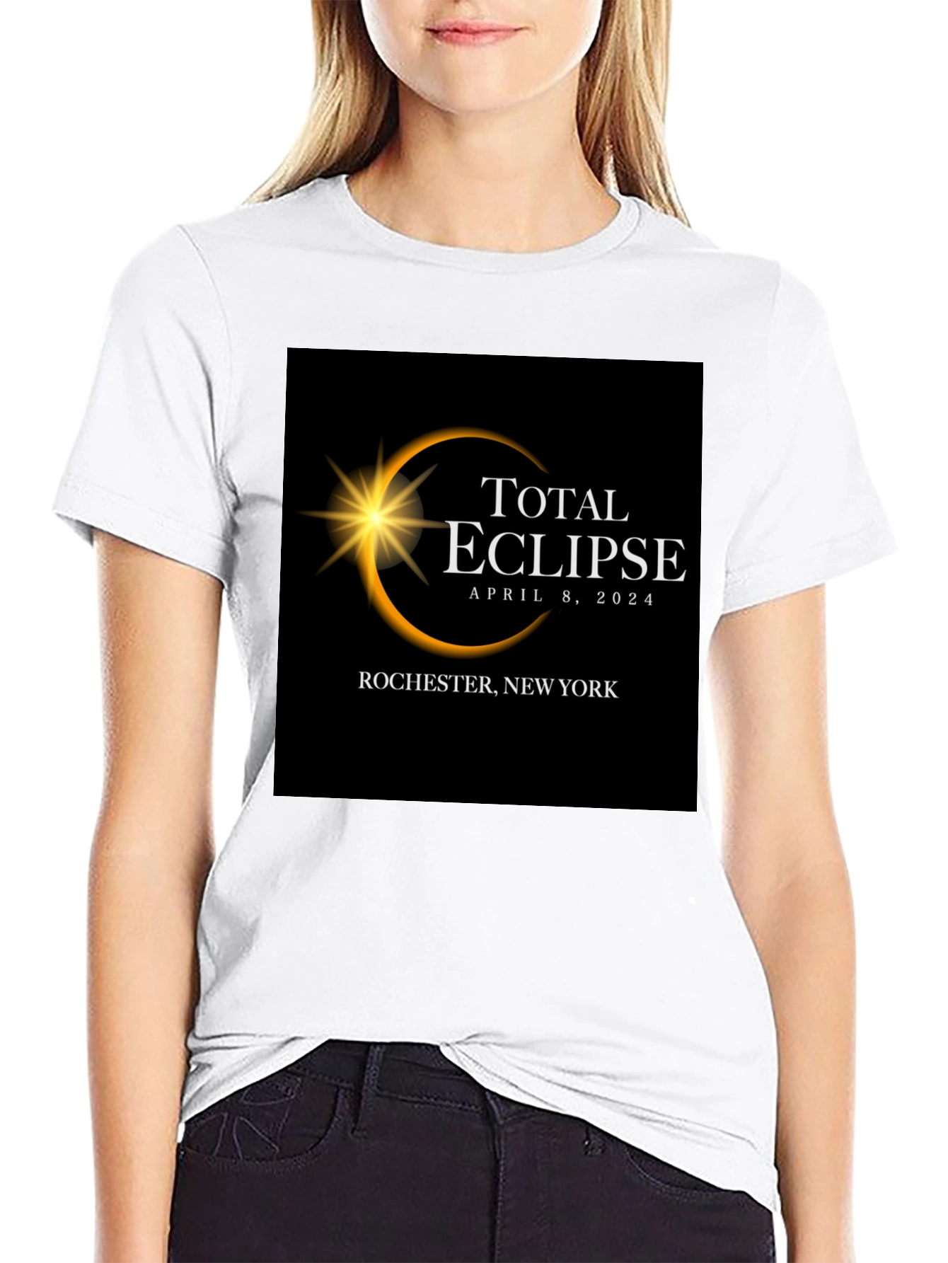 Total Eclipse April 8 2024 Rochester NY T-Shirt