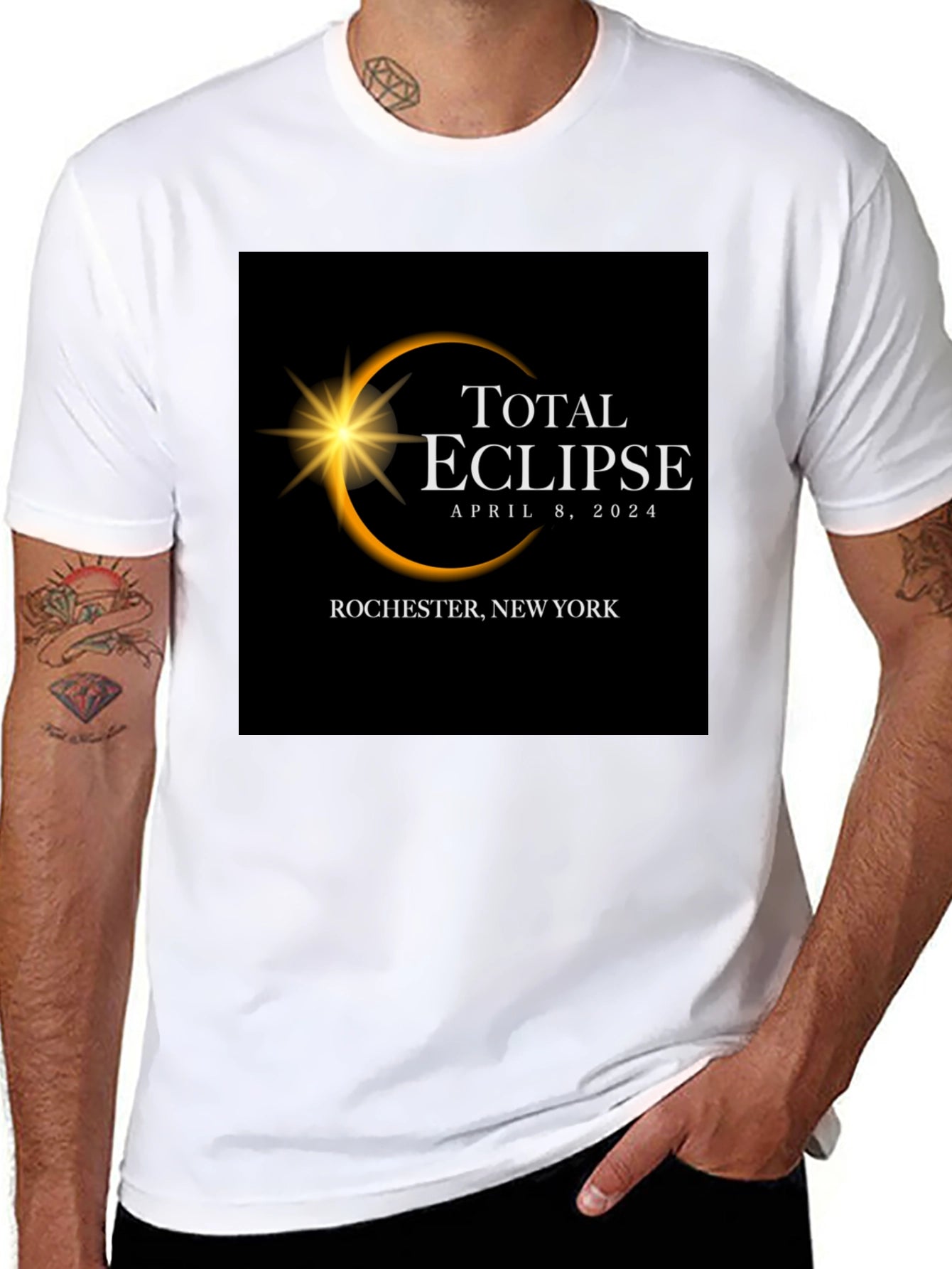 Total Eclipse April 8 2024 Rochester NY T-Shirt