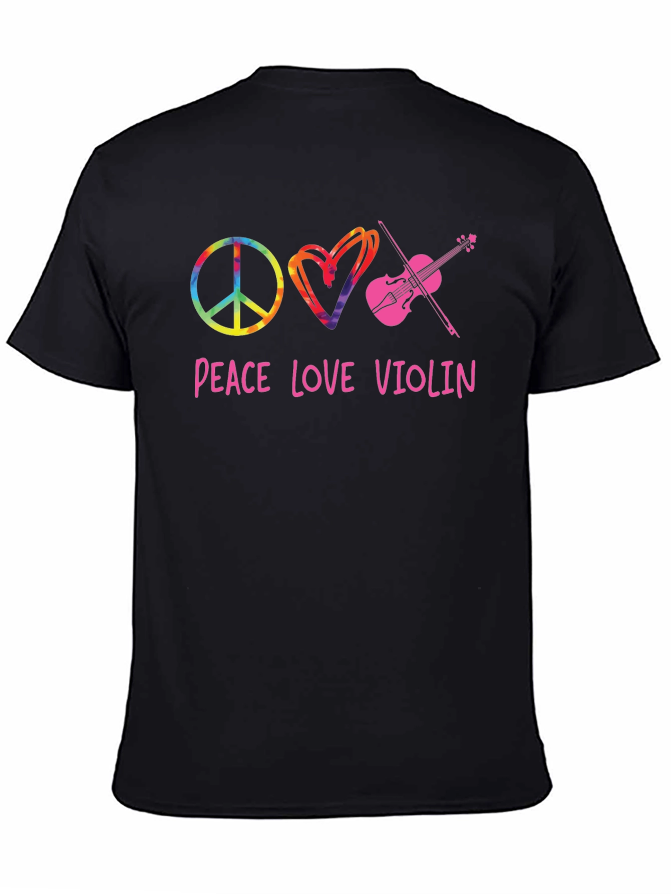 Peace Love Violin Graphic Tee