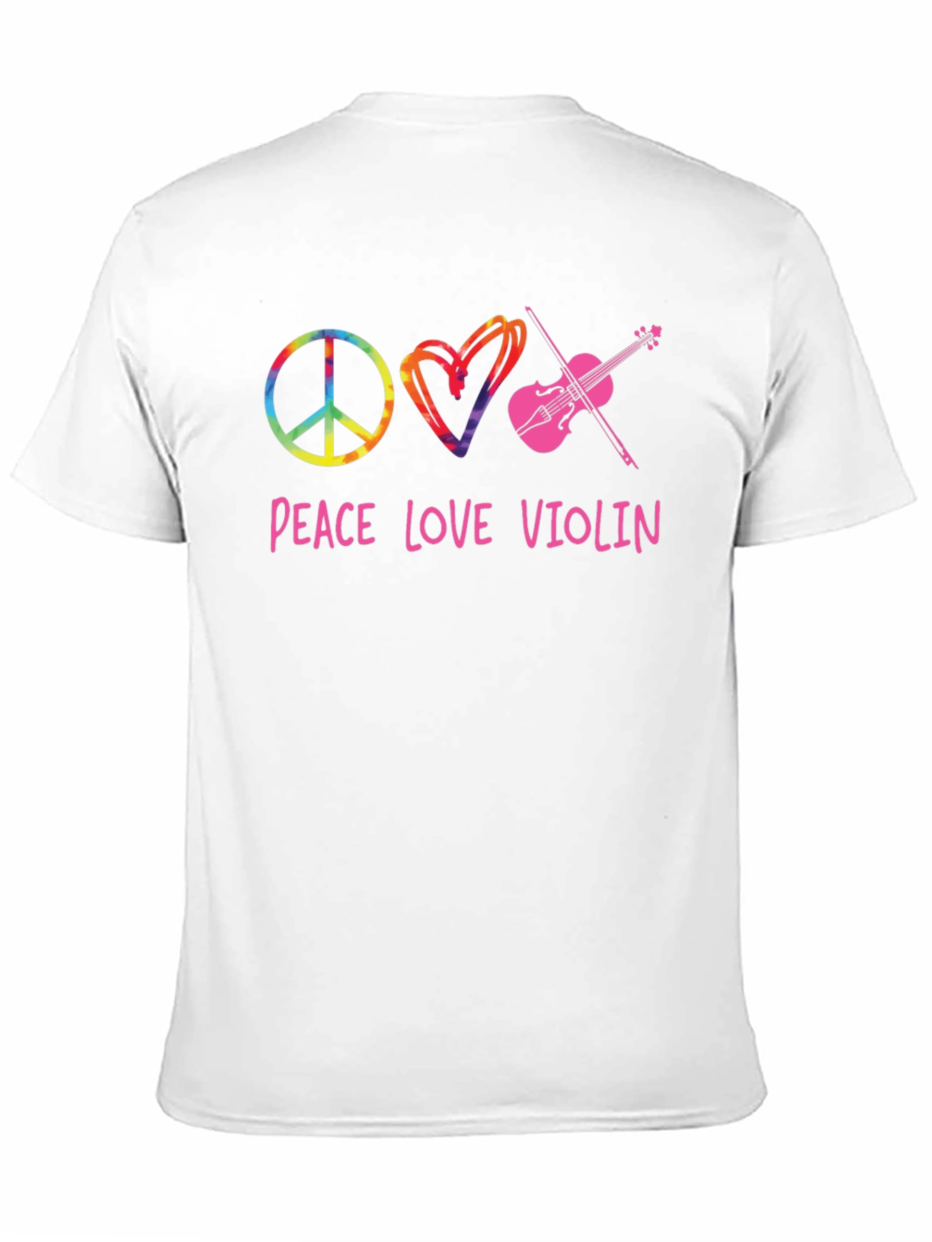 Peace Love Violin Graphic Tee