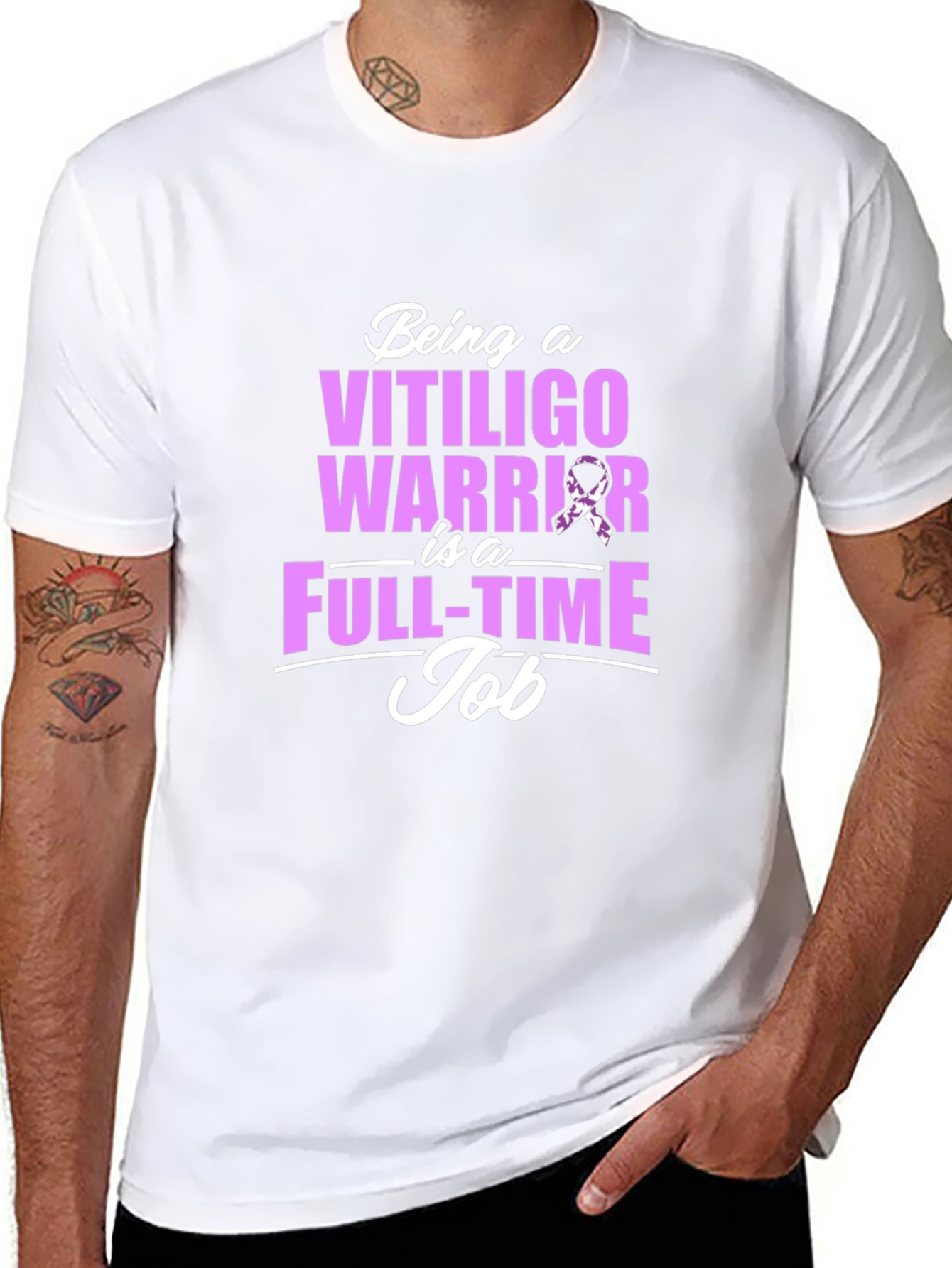 Vitiligo Awareness Warrior T-Shirt