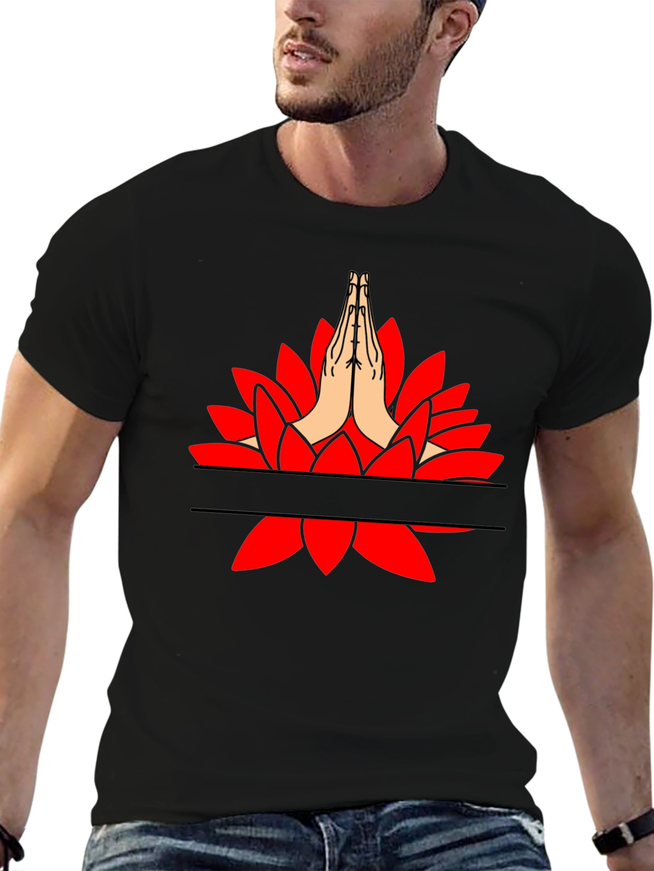 Namaste Lotus Graphic Tee
