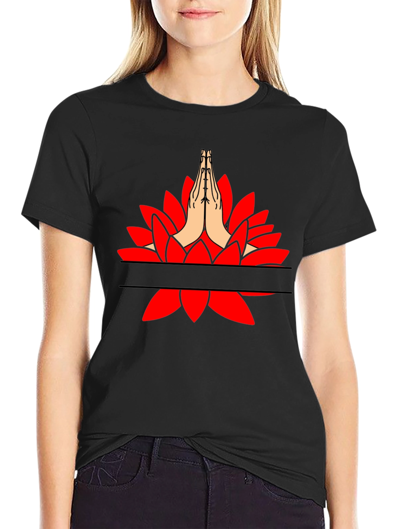 Namaste Lotus Graphic Tee