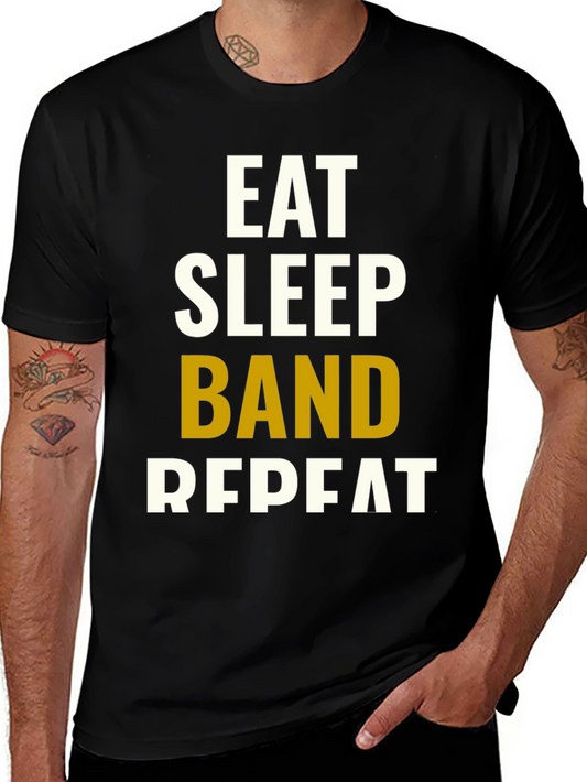 Eat Sleep Band Repeat T-Shirt - Musicians Tee