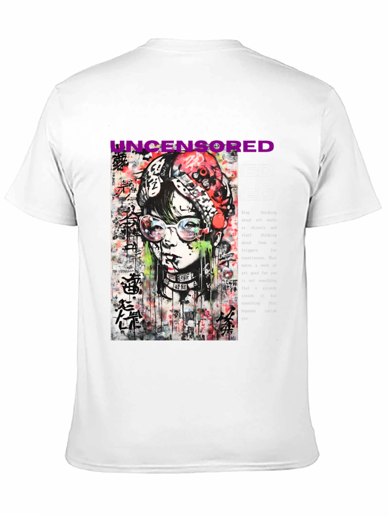 Uncensored Street Art Graphic Tee