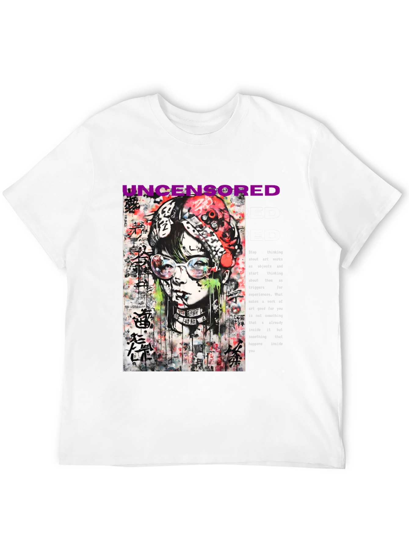 Uncensored Street Art Graphic Tee