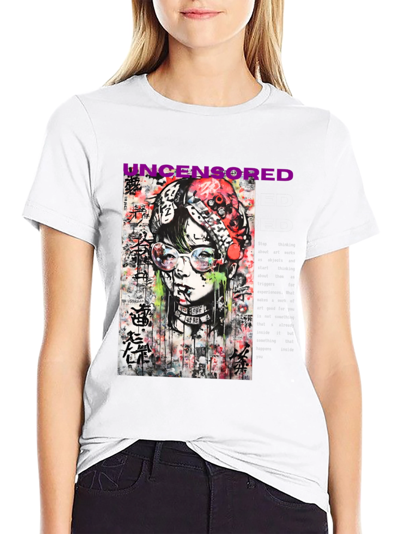 Uncensored Street Art Graphic Tee