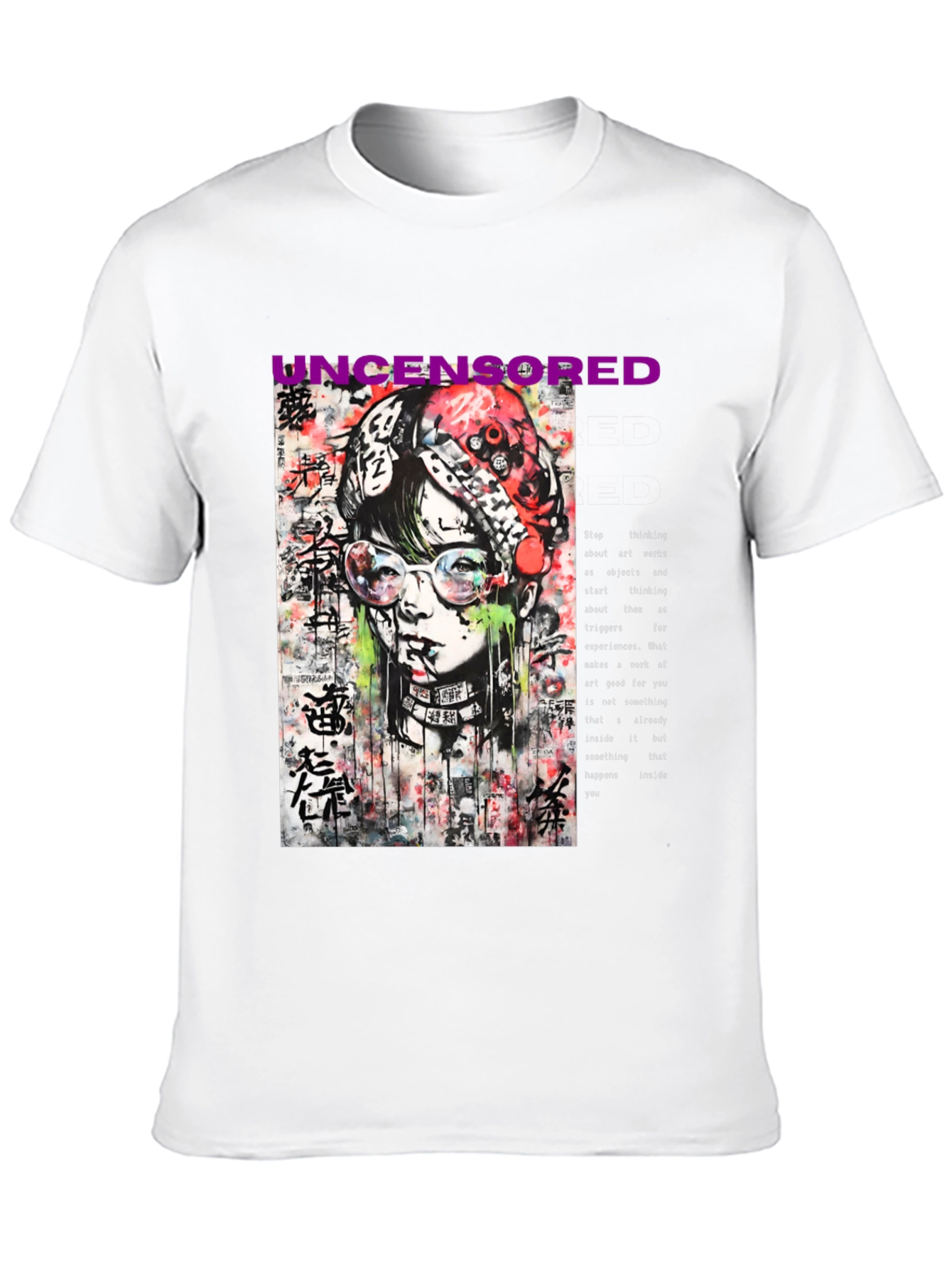 Uncensored Street Art Graphic Tee