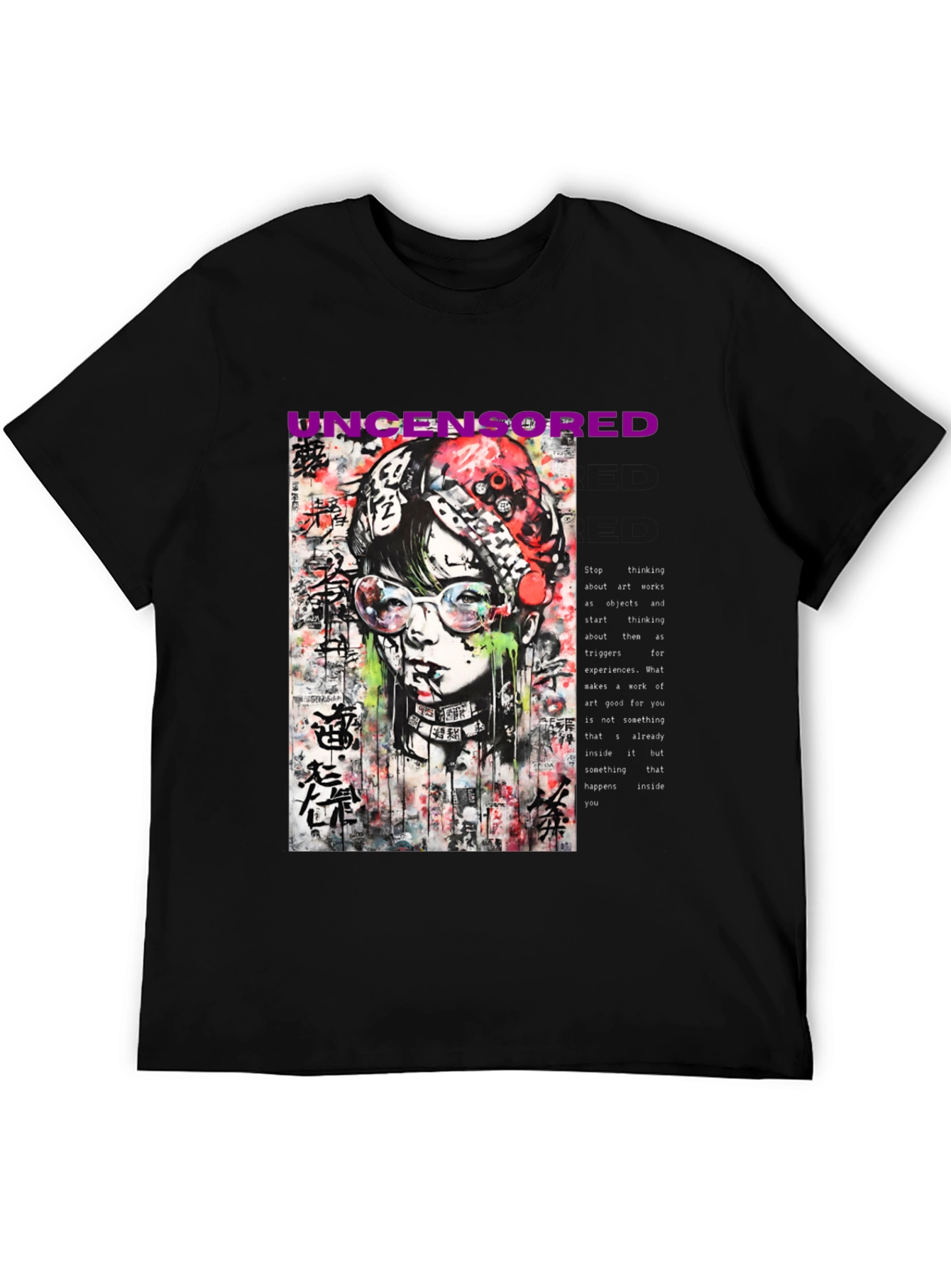 Uncensored Street Art Graphic Tee