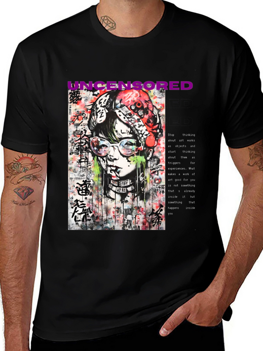 Uncensored Street Art Graphic Tee