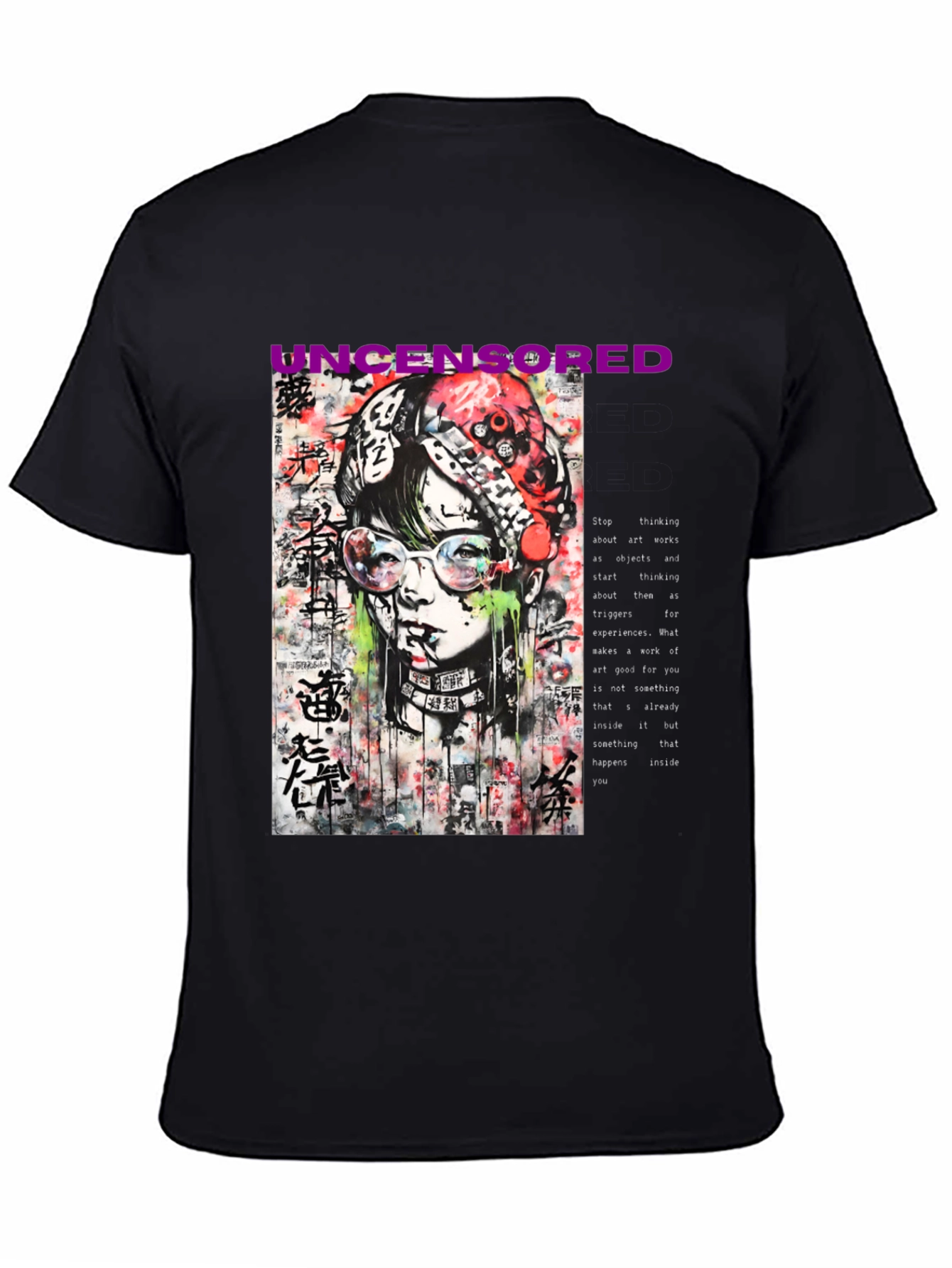 Uncensored Street Art Graphic Tee