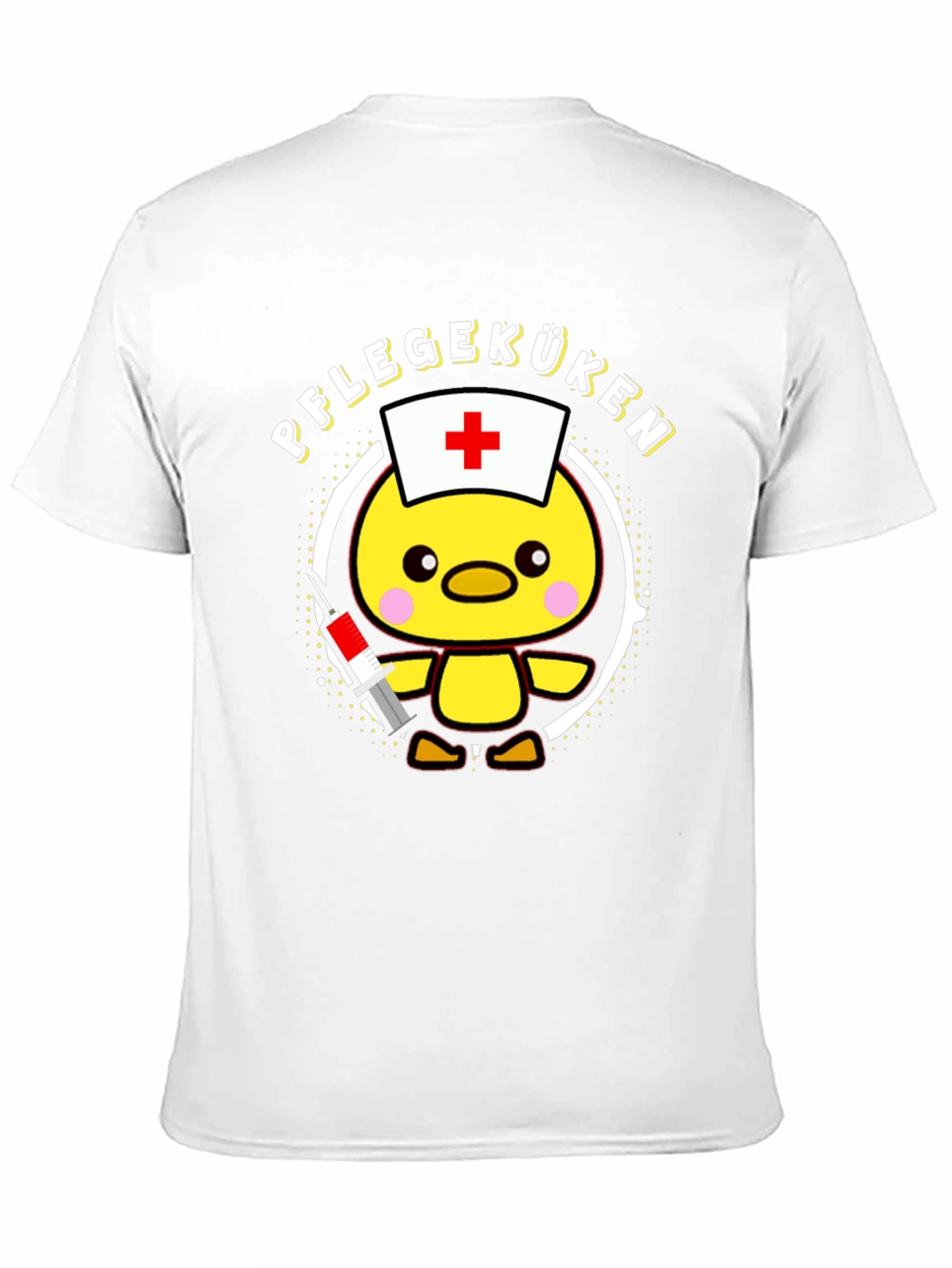 Pflegeküken T-Shirt - Cute Nurse Chick Design