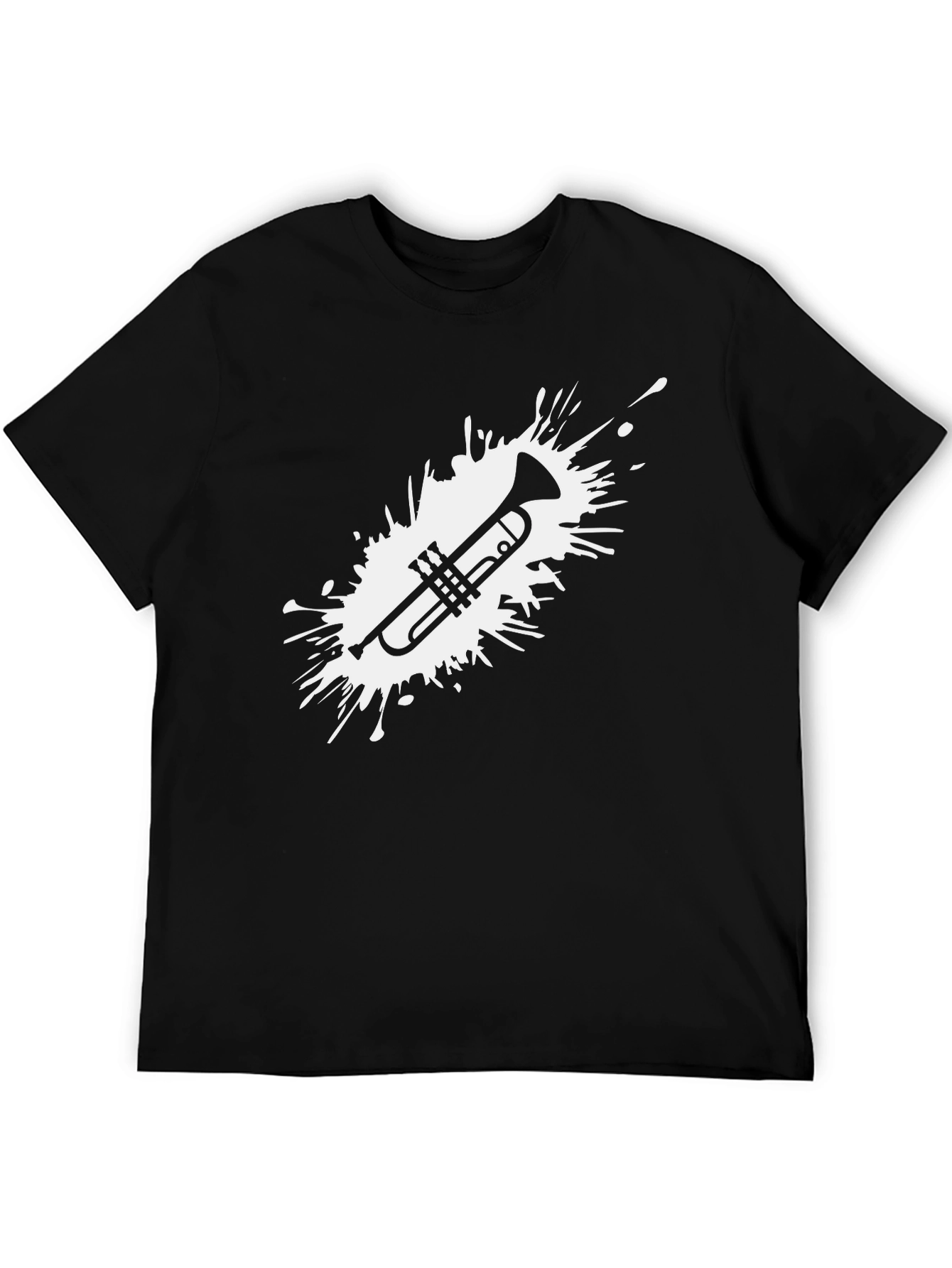 Trumpet Splash Black T-Shirt