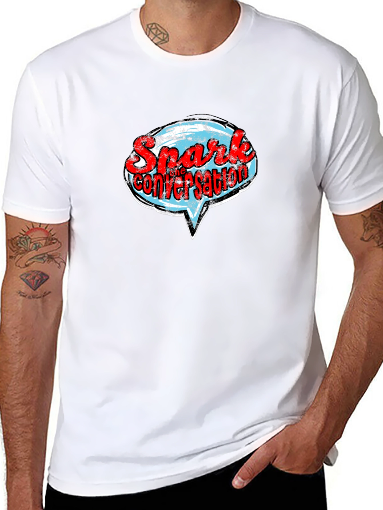 Spark the Conversation Graphic Tee