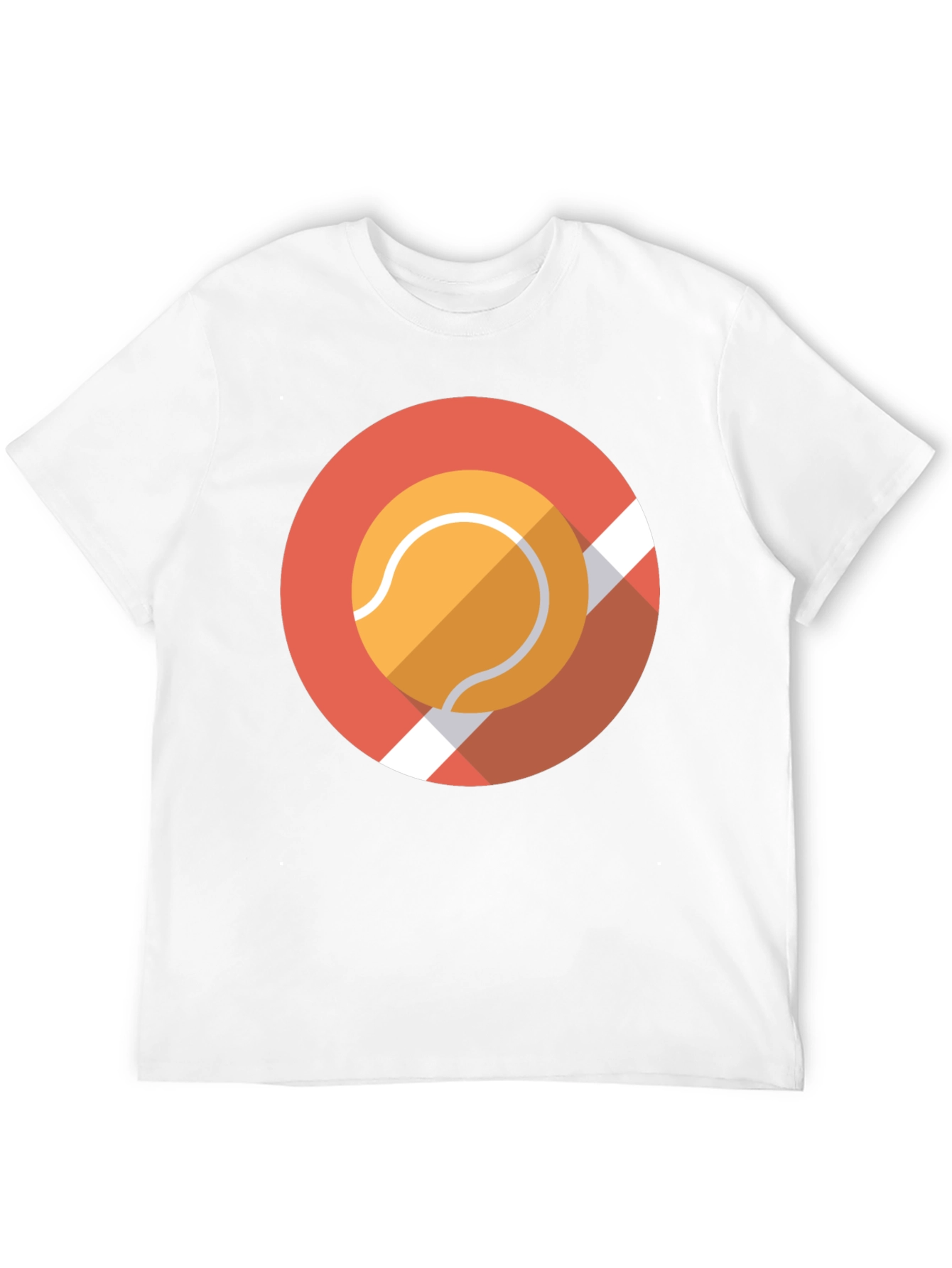Tennis Ban Graphic Tee - Cool Casual Black T-Shirt