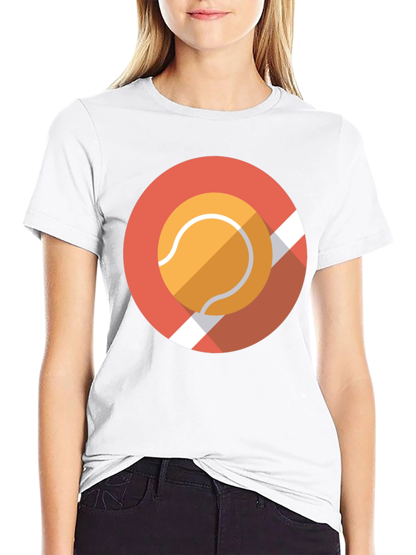 Tennis Ban Graphic Tee - Cool Casual Black T-Shirt