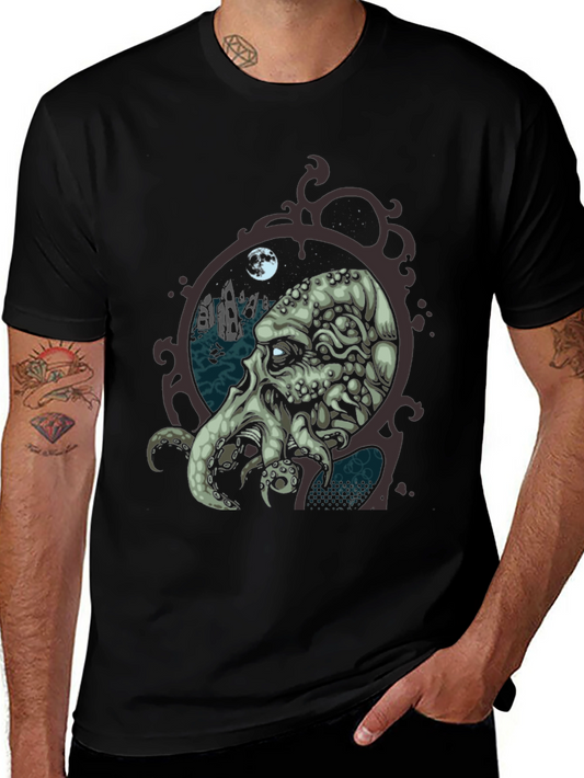 Cthulhu T-Shirt - Black Graphic Tee
