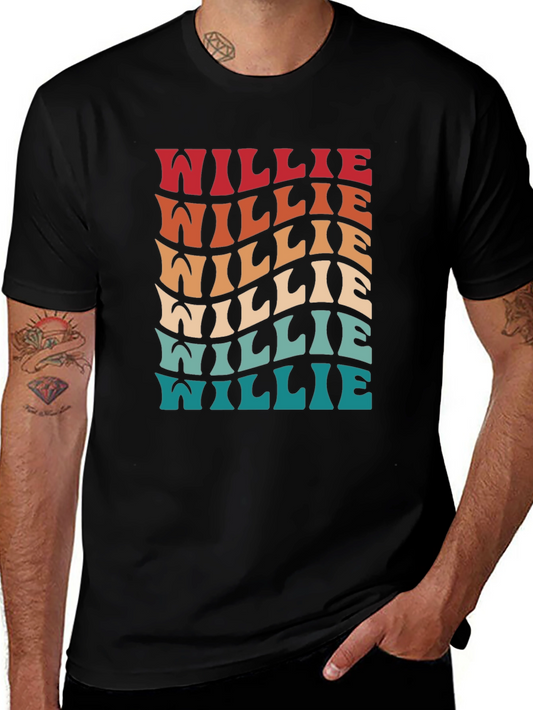 Retro Willie T-Shirt - Groovy Style