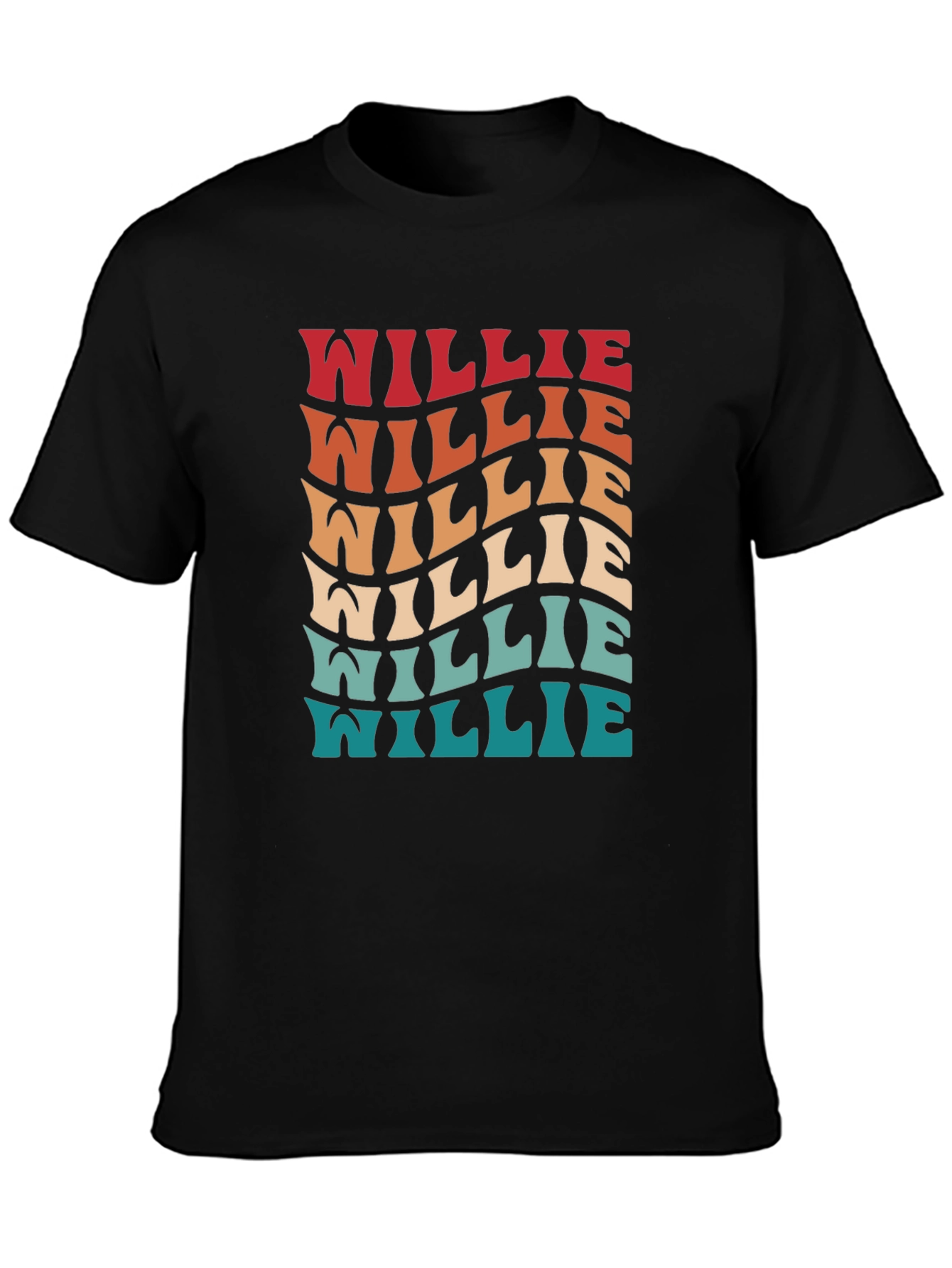 Retro Willie T-Shirt - Groovy Style
