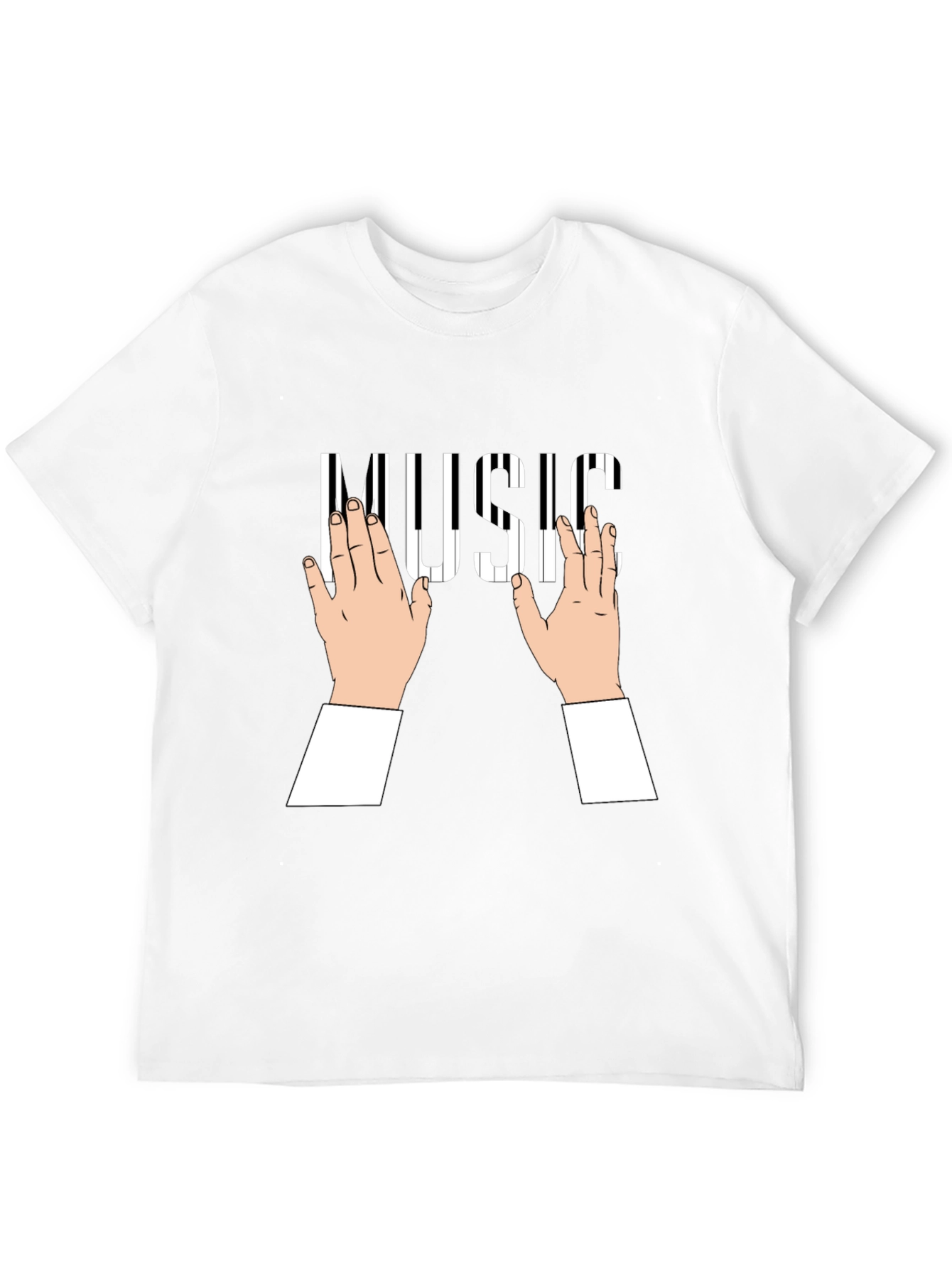 Piano Keys Music T-Shirt
