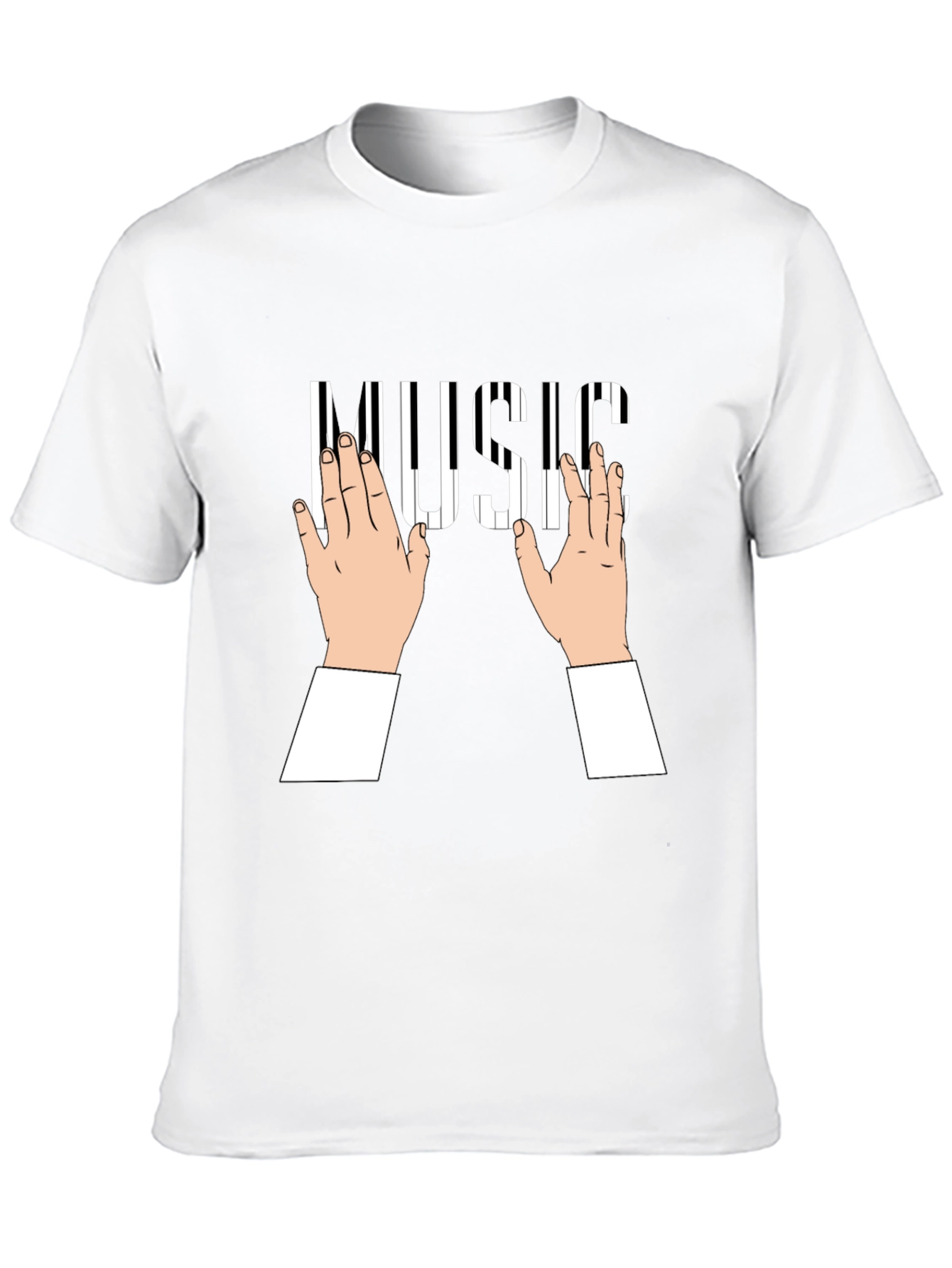 Piano Keys Music T-Shirt