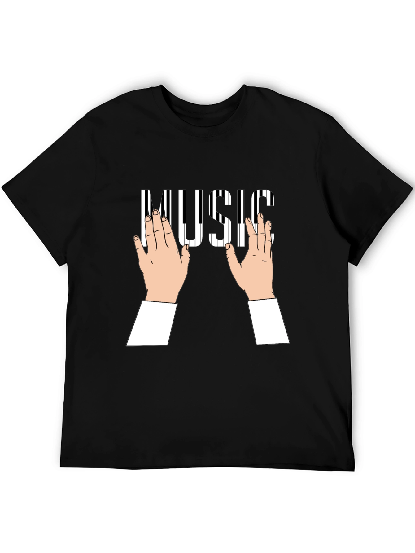 Piano Keys Music T-Shirt