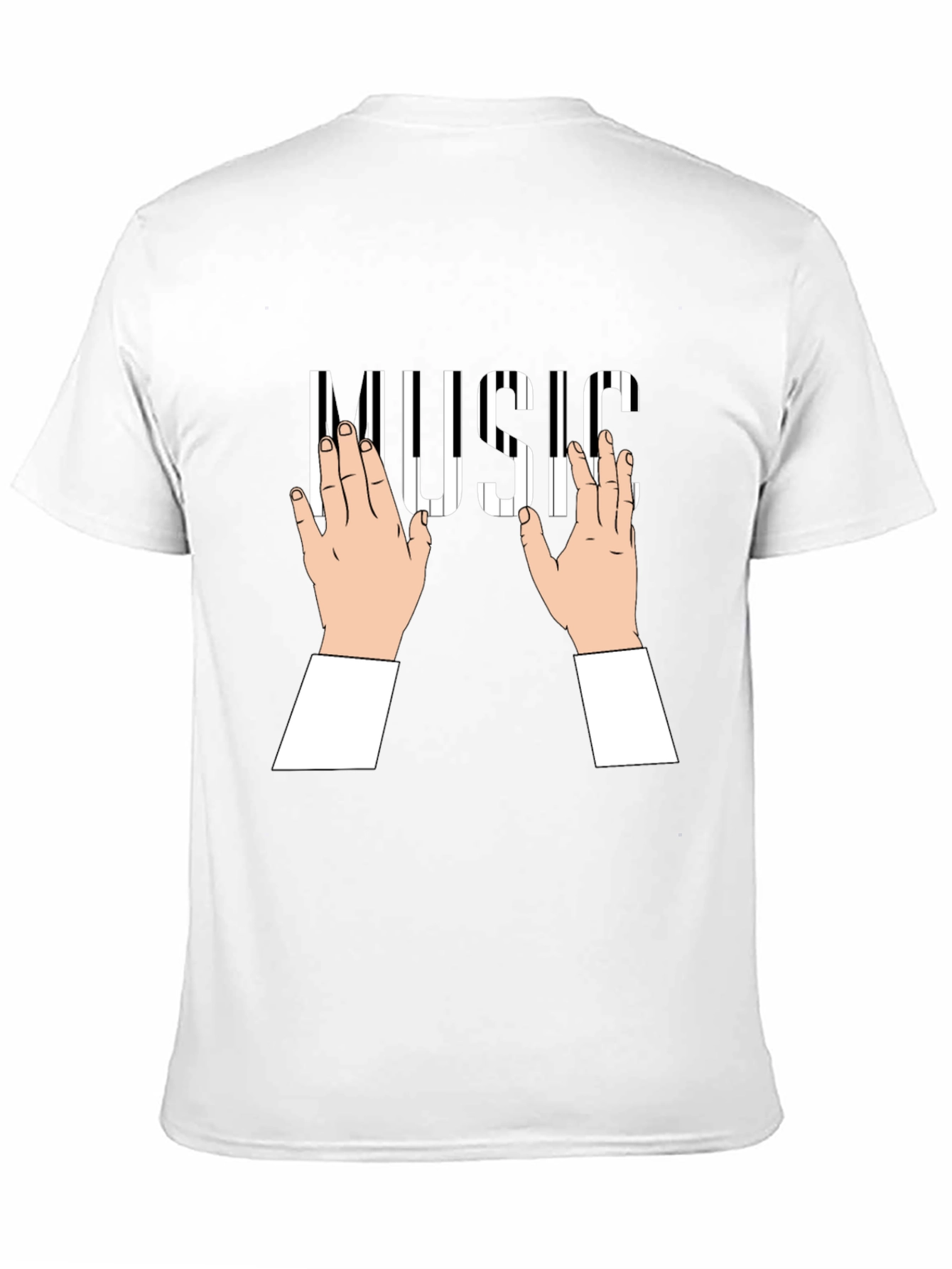 Piano Keys Music T-Shirt