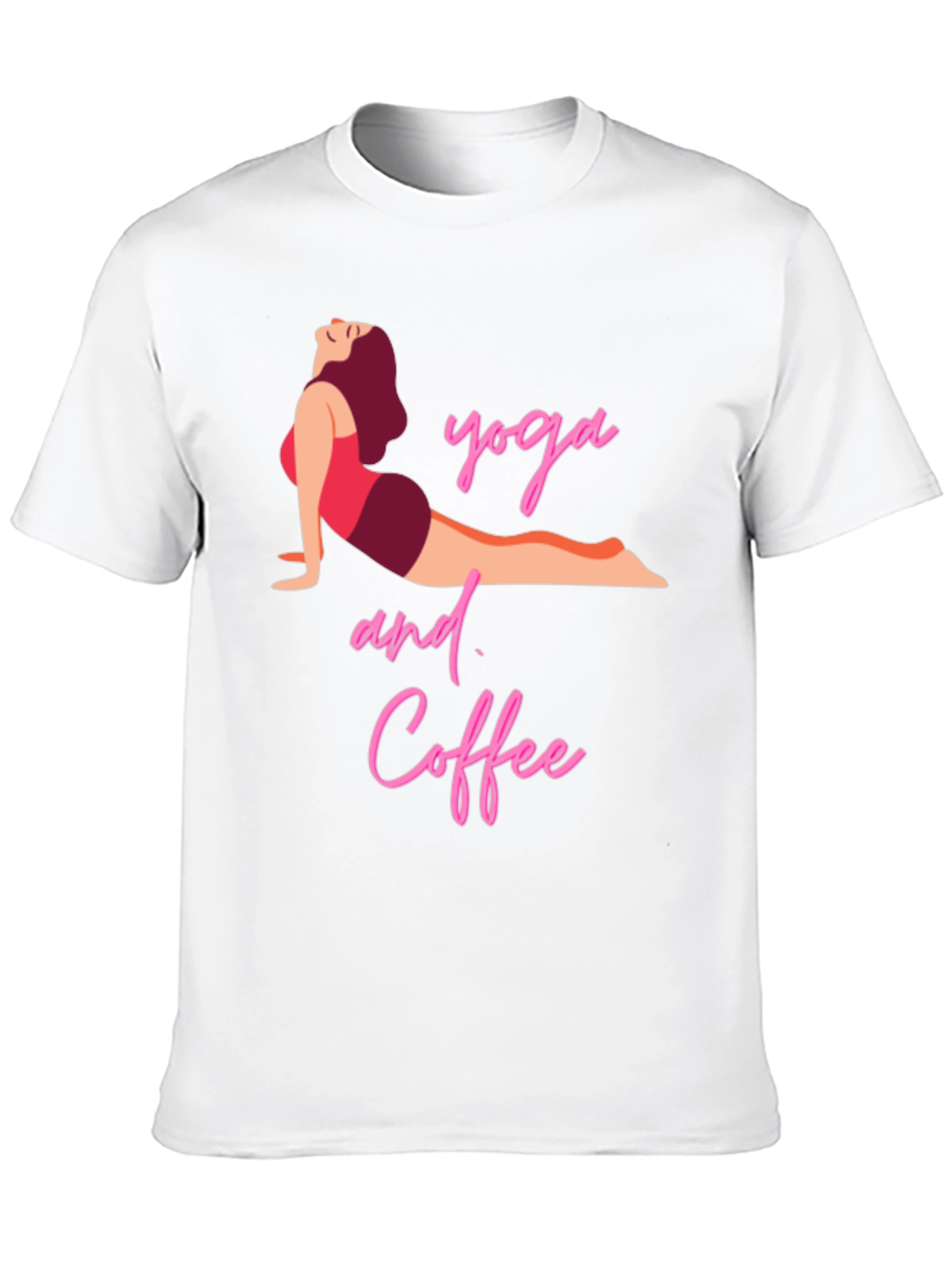 Yoga and Coffee T-Shirt - Black