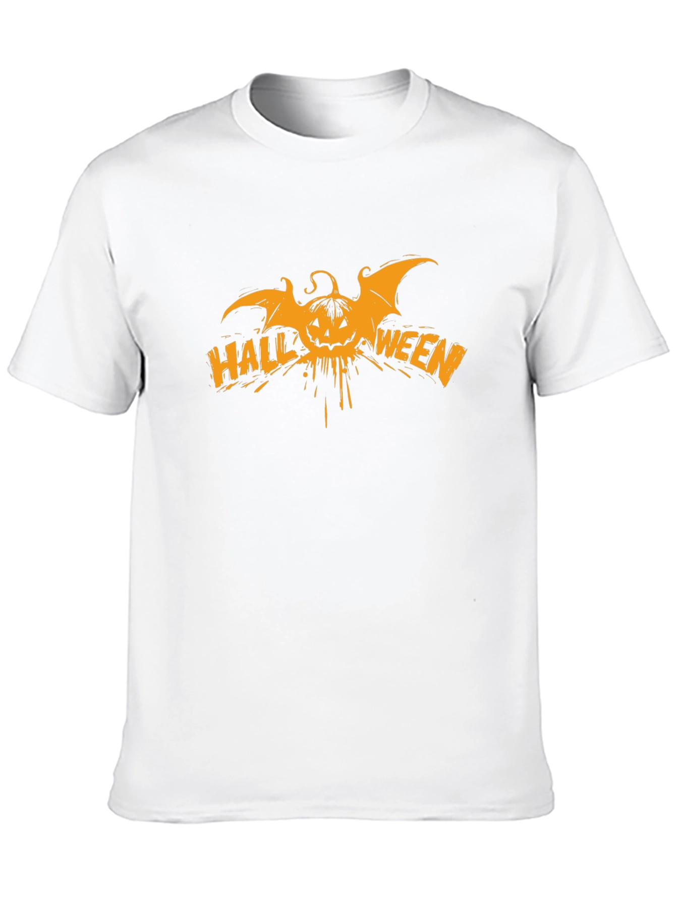 Halloween Bat Pumpkin T-Shirt - Spooky Season