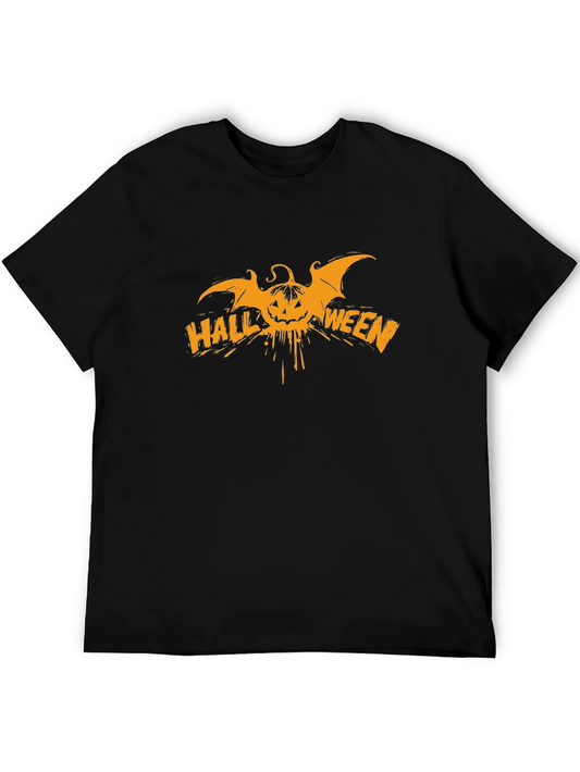 Halloween Bat Pumpkin T-Shirt - Spooky Season