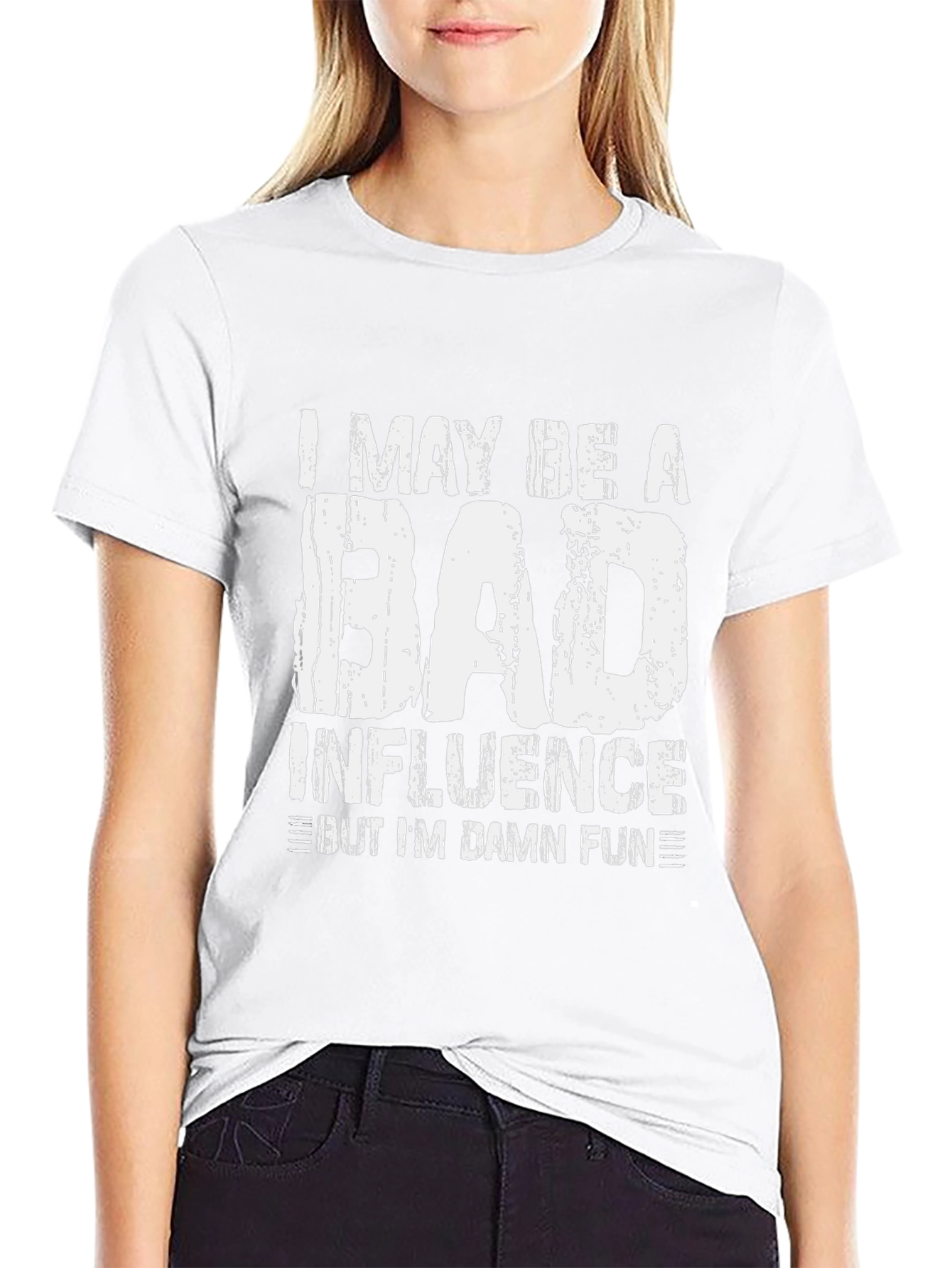 I May Be a Bad Influence Mens Tee