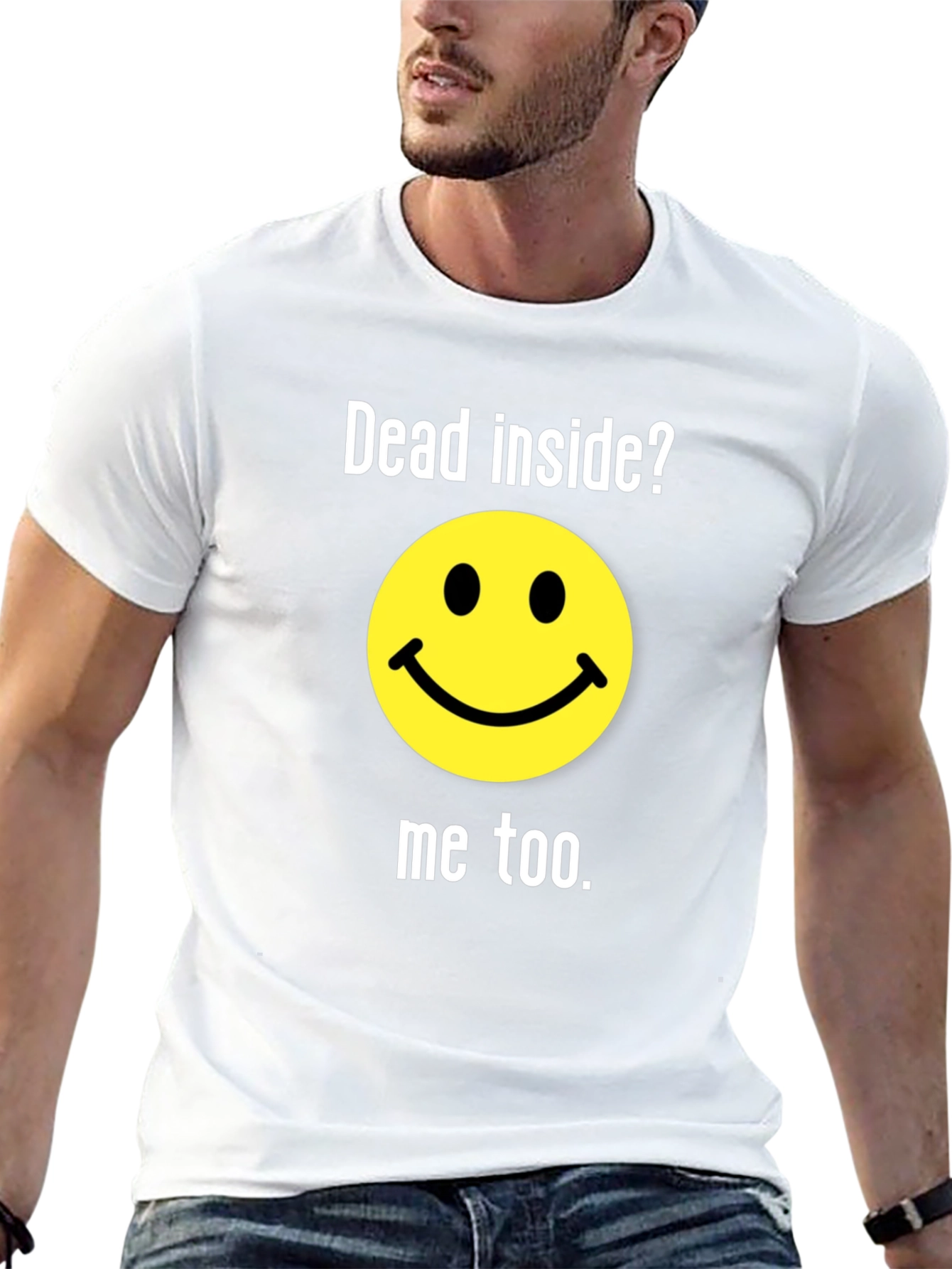 Dead Inside? Funny Graphic T-Shirt