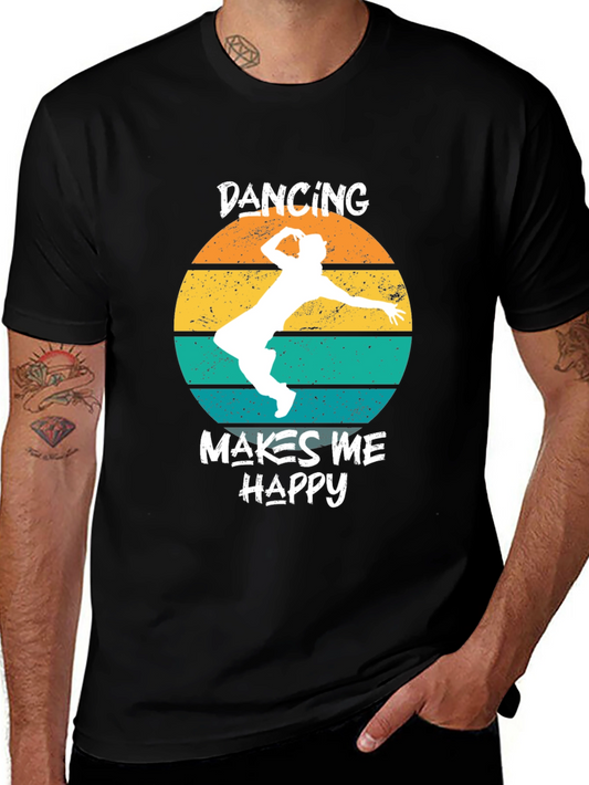 Dancing Makes Me Happy Graphic Tee