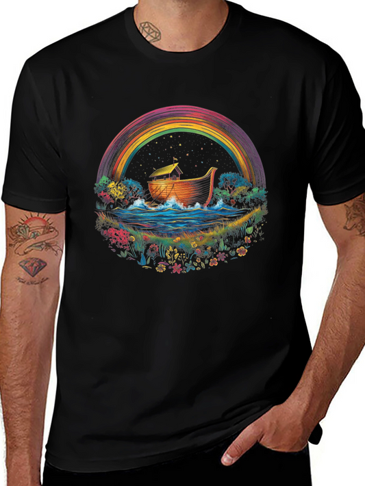 Noahs Ark Rainbow T-Shirt