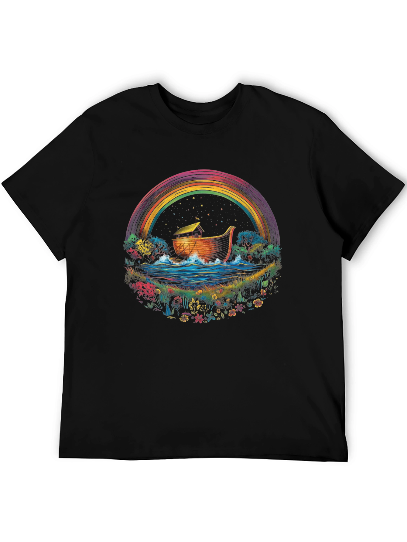 Noahs Ark Rainbow T-Shirt