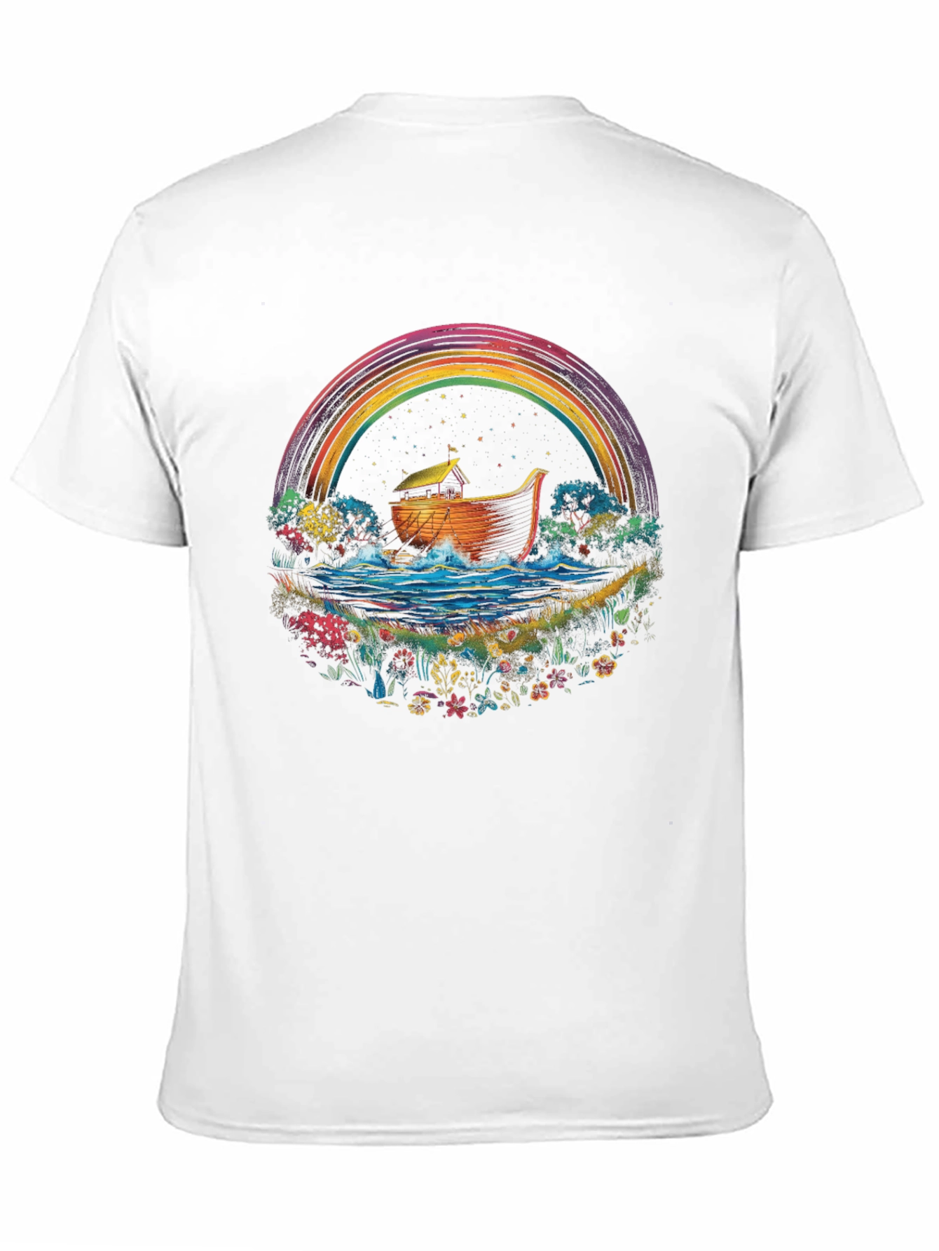 Noahs Ark Rainbow T-Shirt
