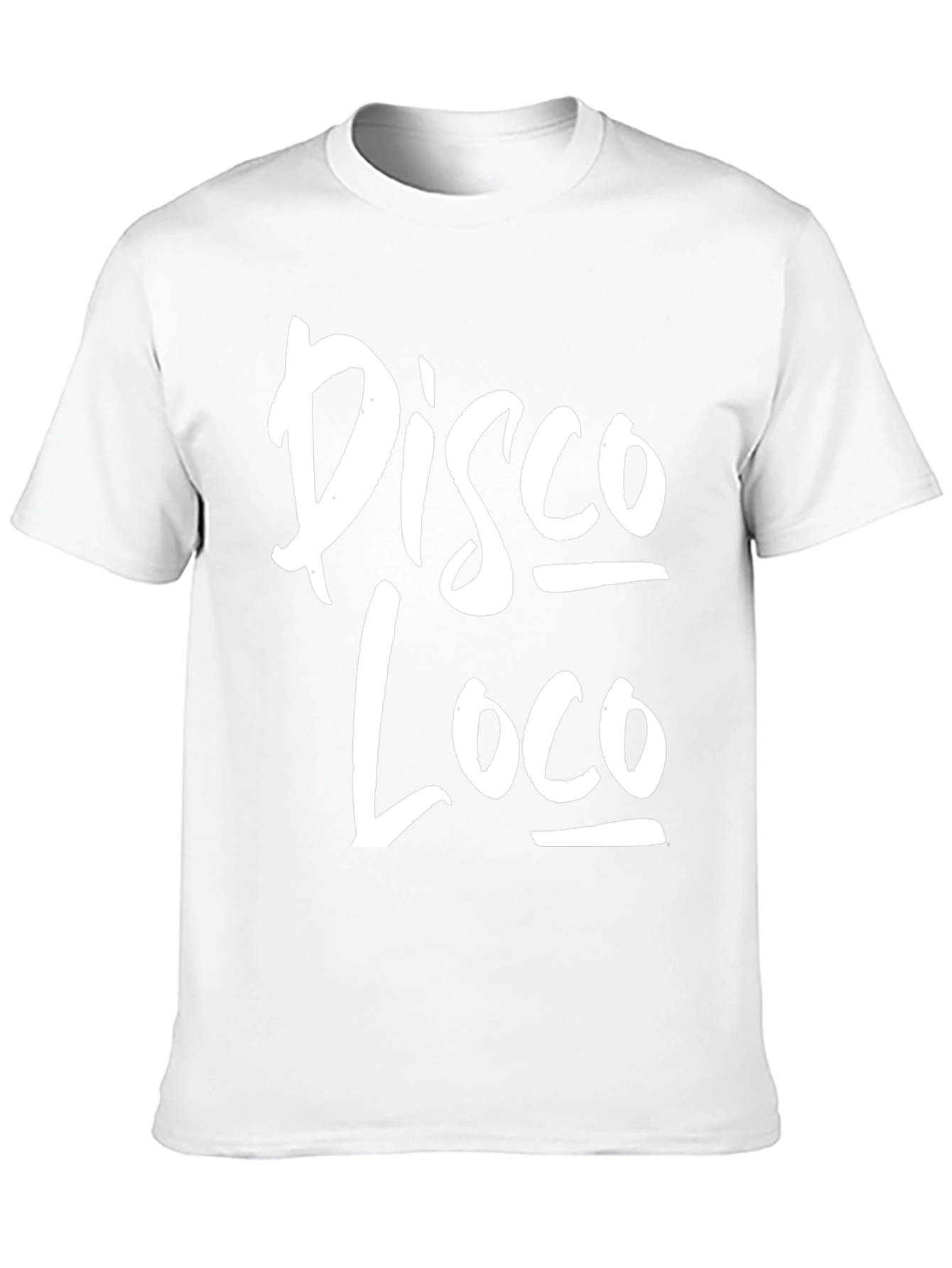 Disco Loco Graphic Tee - Black Cotton T-Shirt