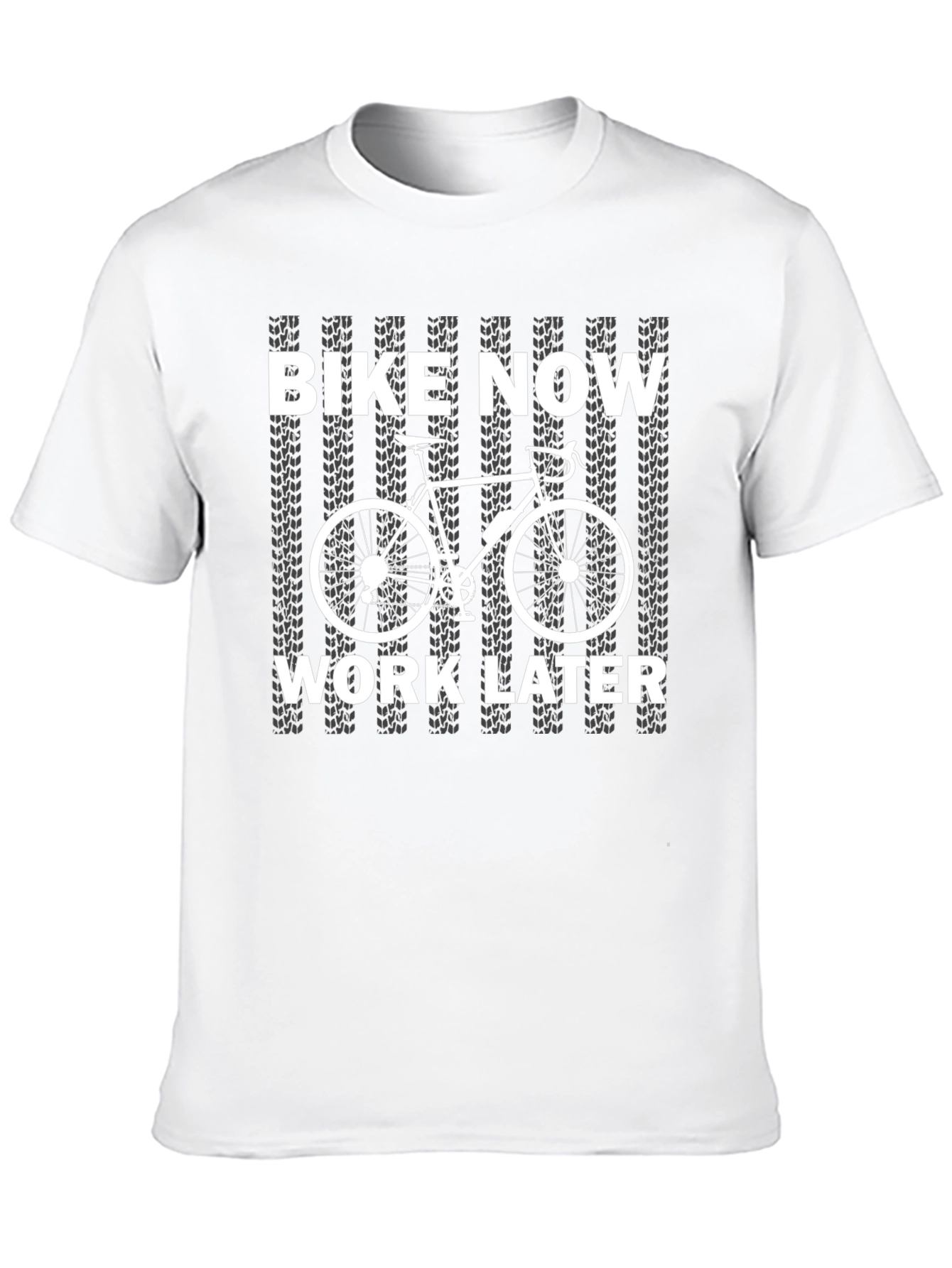 Bike Now Work Later T-Shirt
