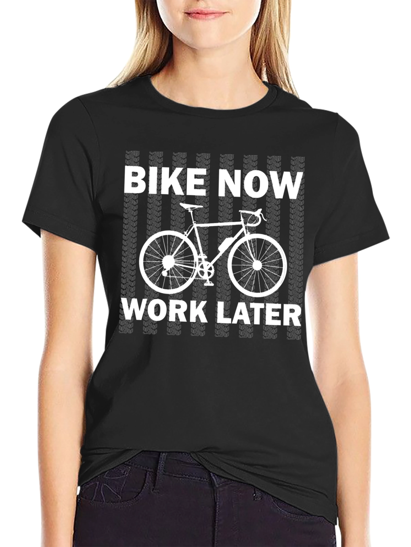 Bike Now Work Later T-Shirt