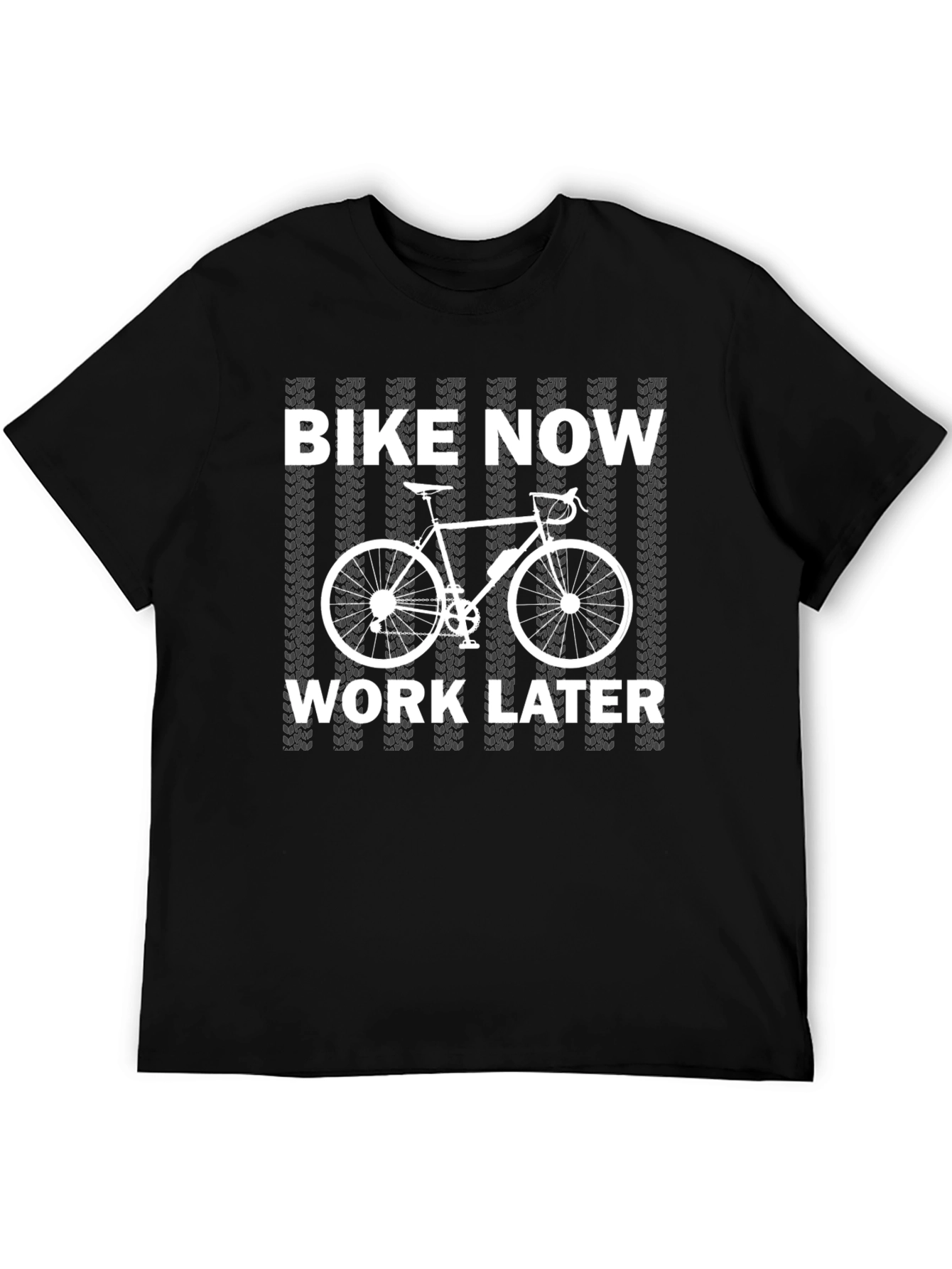 Bike Now Work Later T-Shirt