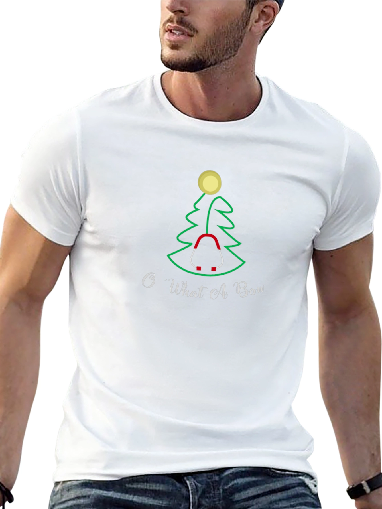 Christmas Tree Stethoscope T-Shirt