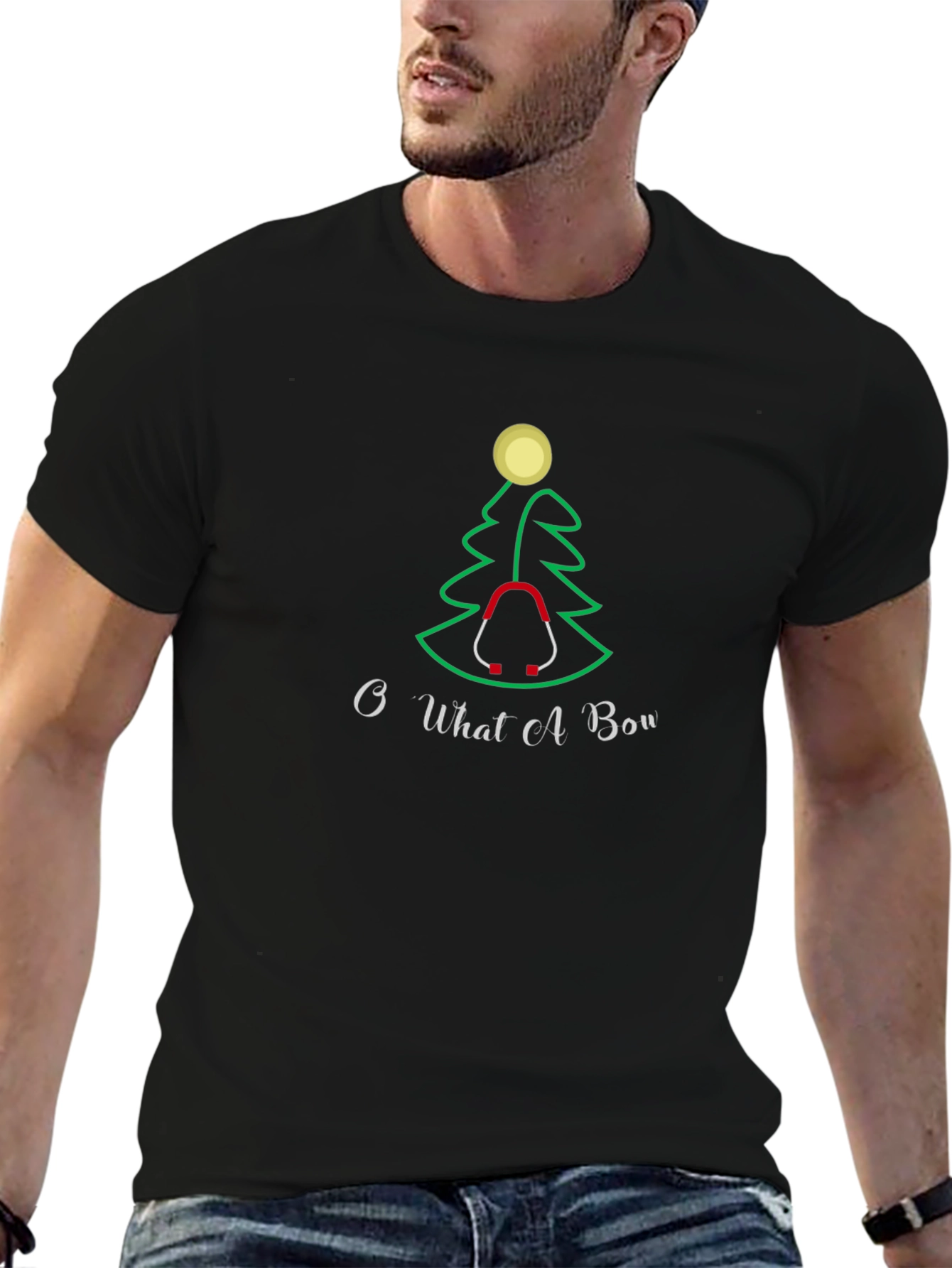 Christmas Tree Stethoscope T-Shirt