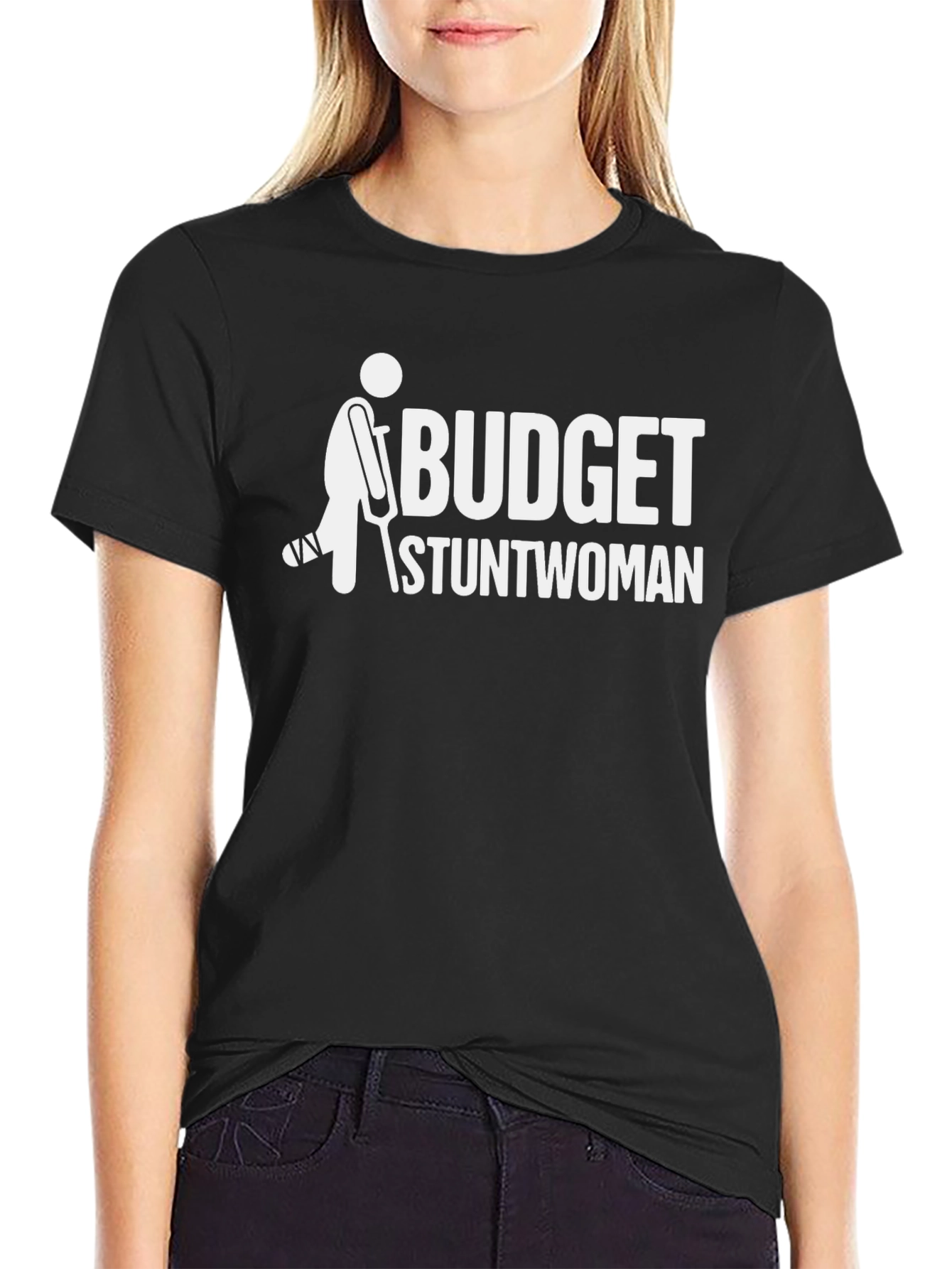 Budget Stuntwoman Graphic T-Shirt