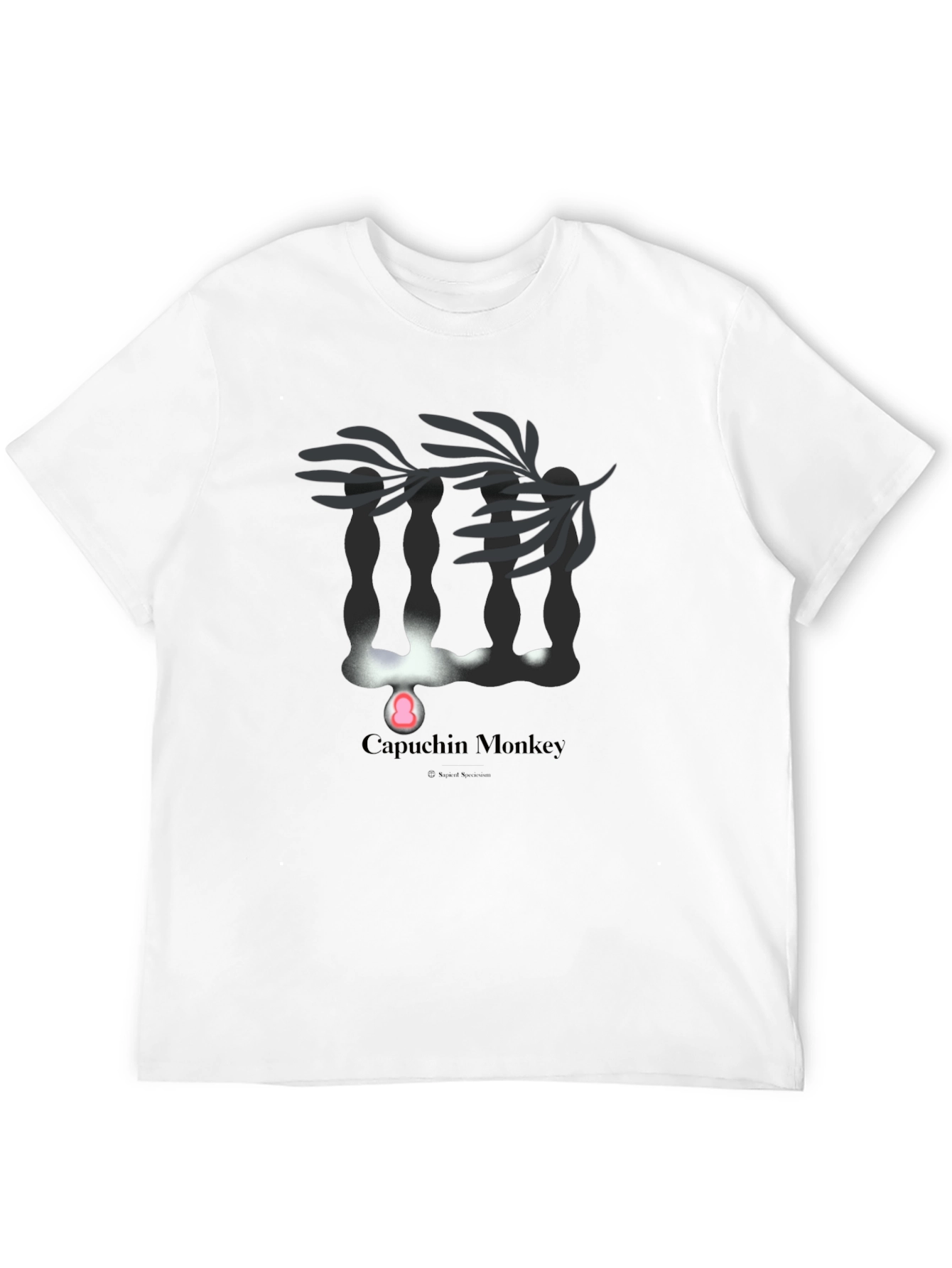 Capuchin Monkey Graphic Tee - Soft Cotton Blend
