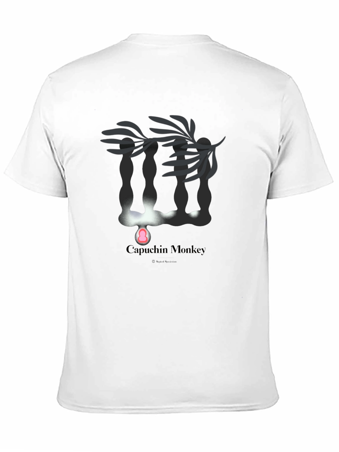 Capuchin Monkey Graphic Tee - Soft Cotton Blend