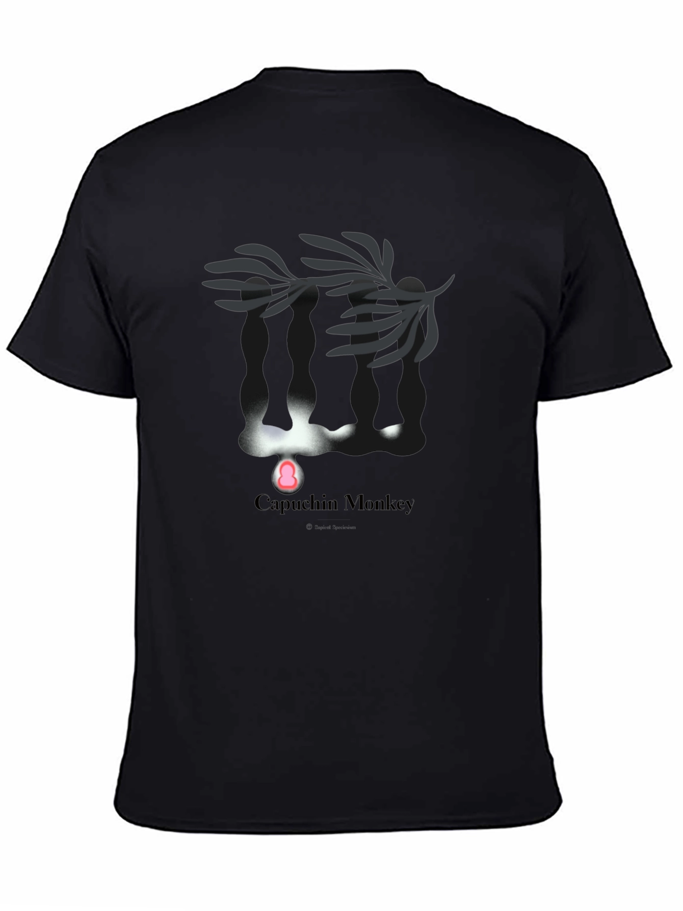 Capuchin Monkey Graphic Tee - Soft Cotton Blend