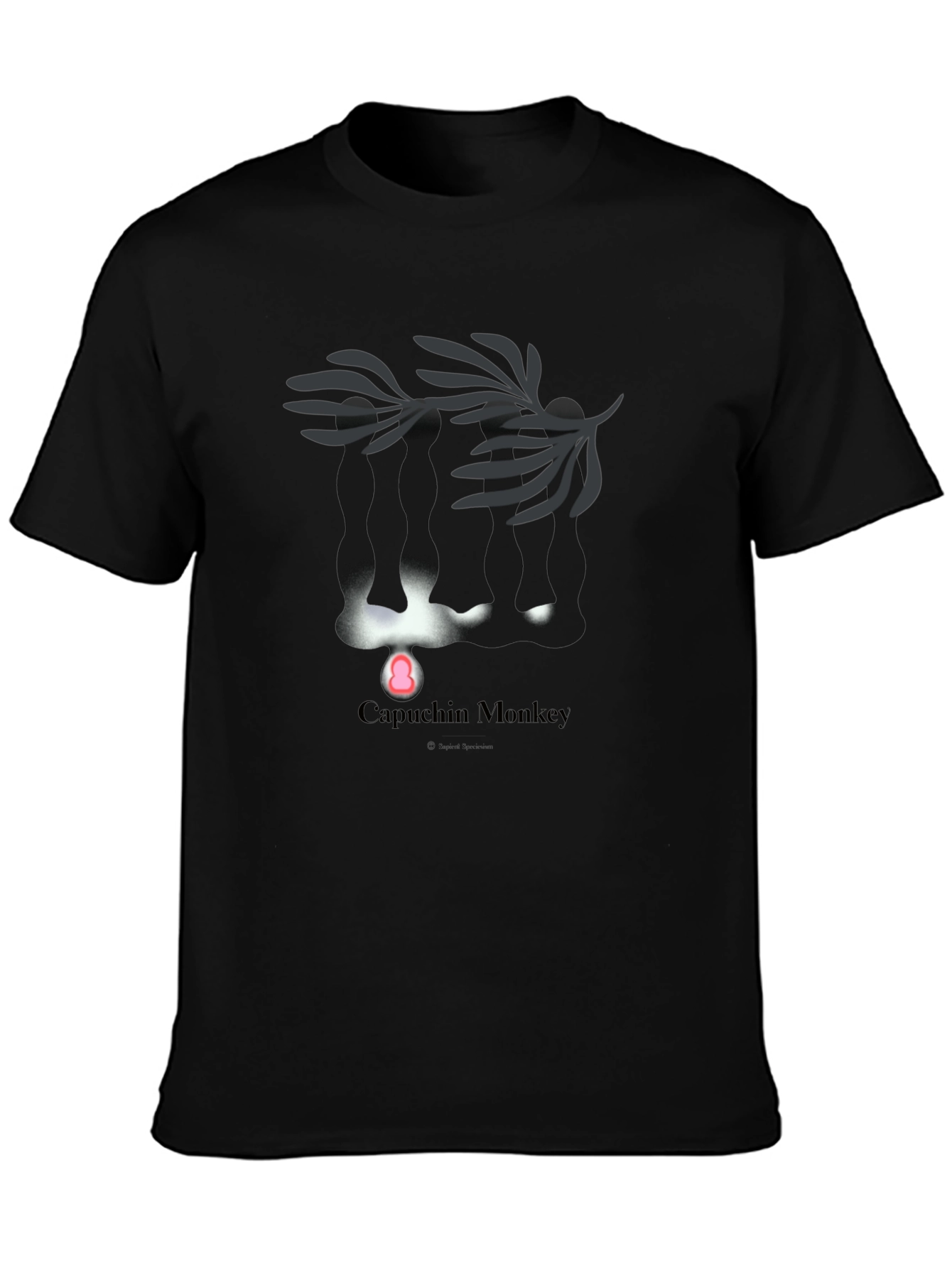 Capuchin Monkey Graphic Tee - Soft Cotton Blend