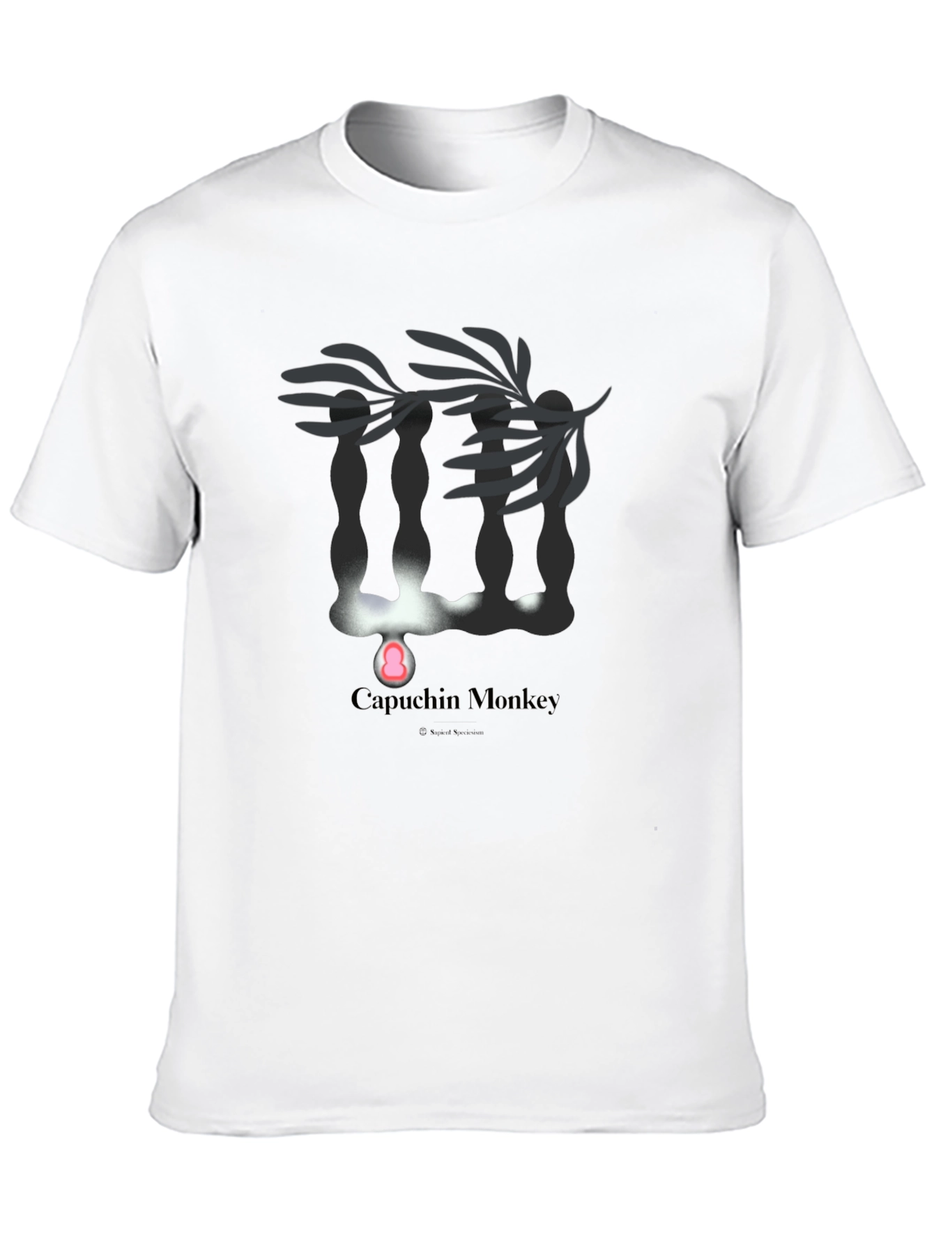 Capuchin Monkey Graphic Tee - Soft Cotton Blend